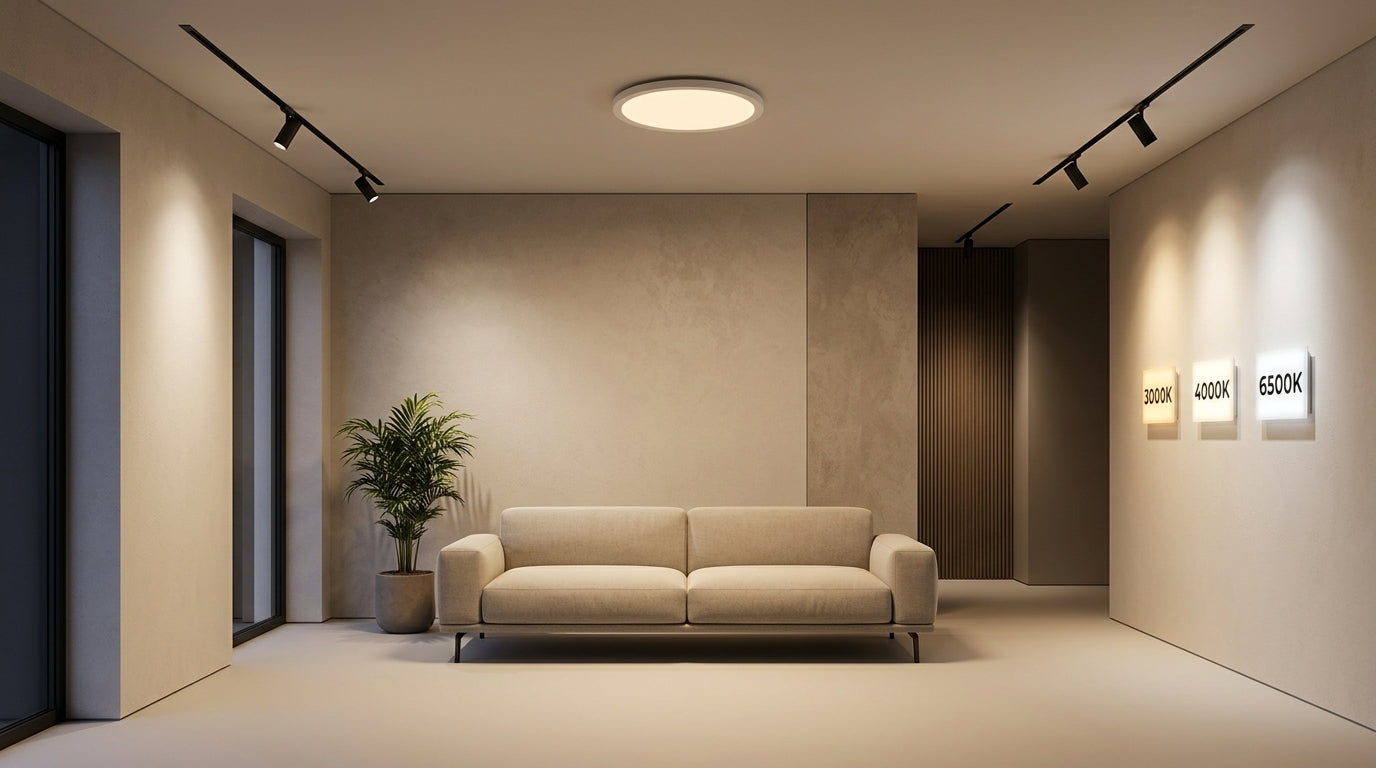 Lampa sufitowa LED 12W IP54 | plafon z regulacją barwy światła (3CCT