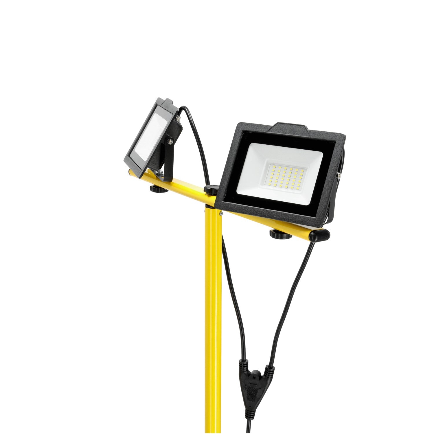 Zestaw halogen LED 2x50W + statyw 170cm 6000K naświetlacz