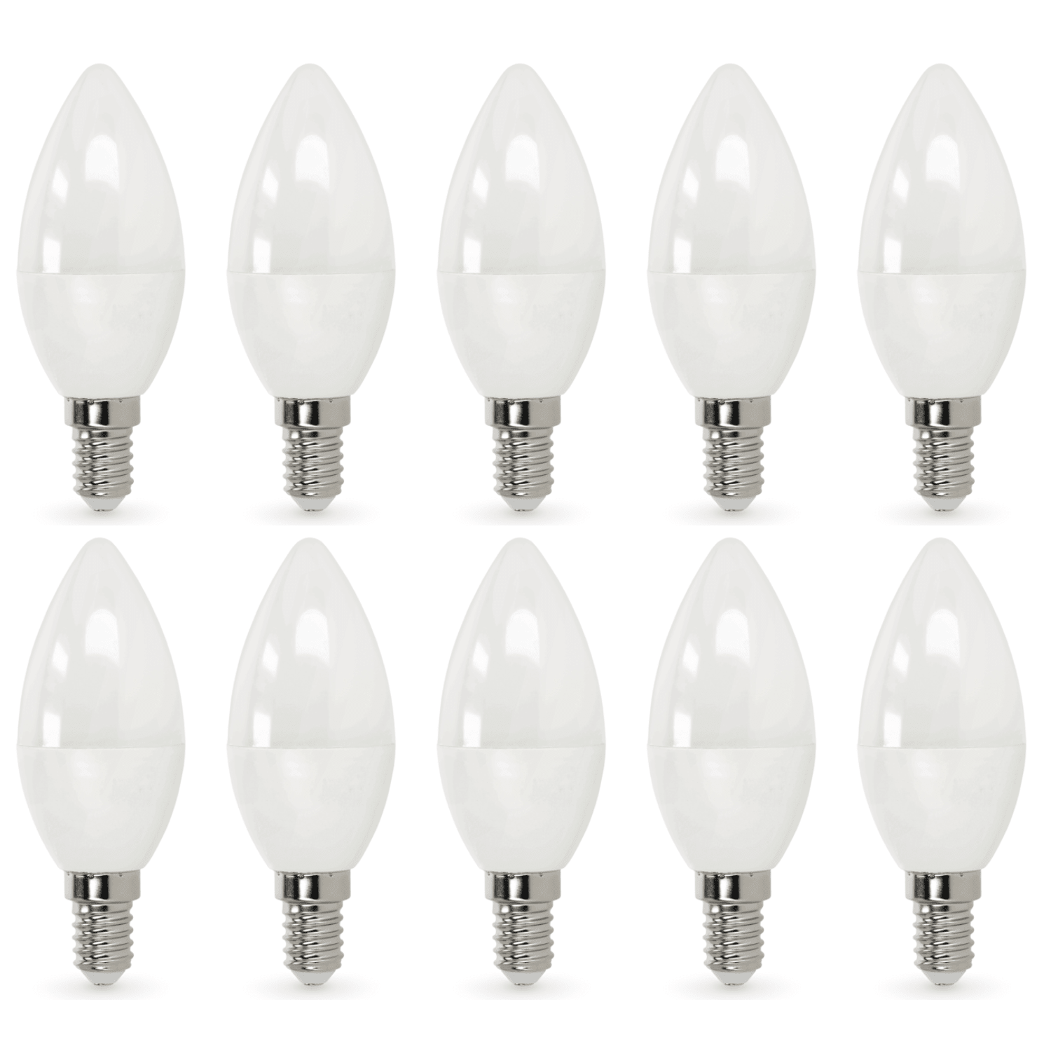 10x Żarówka LED SW E14 8,5W Barwa Neutralna biała 4000K 806lm Żarówka Świeczka - LAITICA