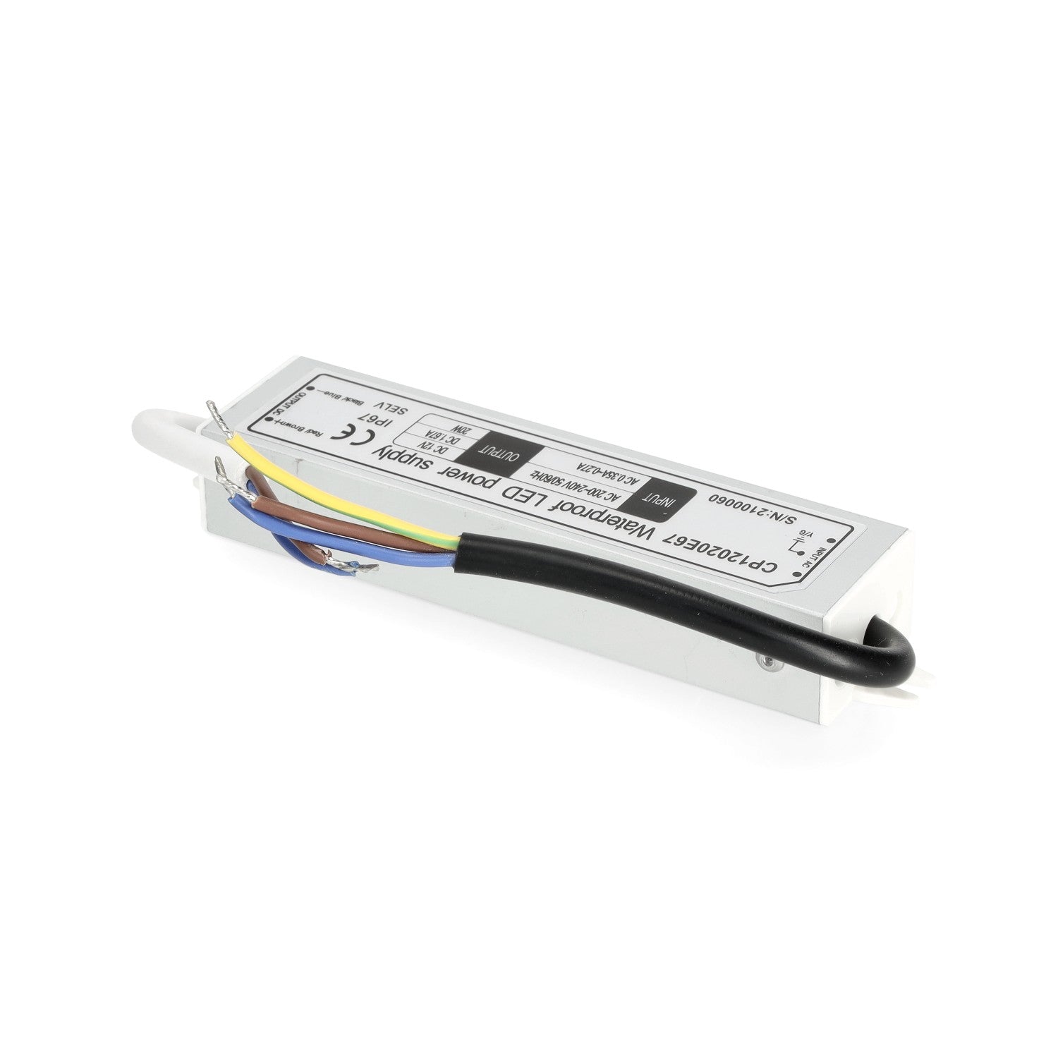 Zasilacz LED instalacyjny TAŚMY LED 12V 20W 1,67A IP67