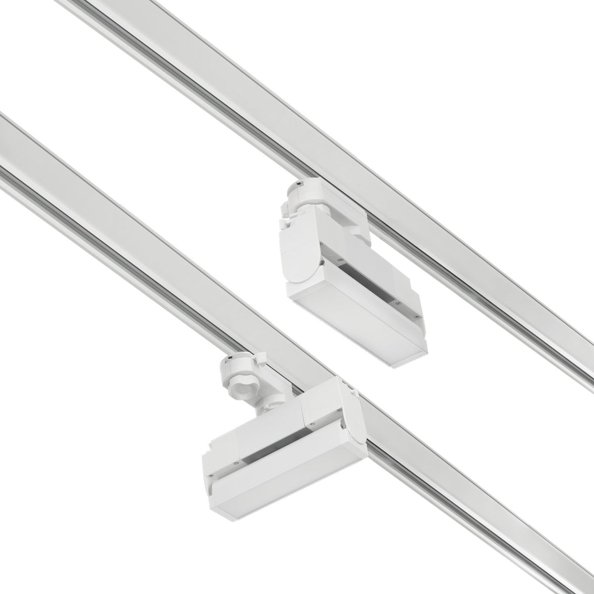 Reflektor szynowy LED 12W 4000K biały | Szynoprzewód 3-fazowy