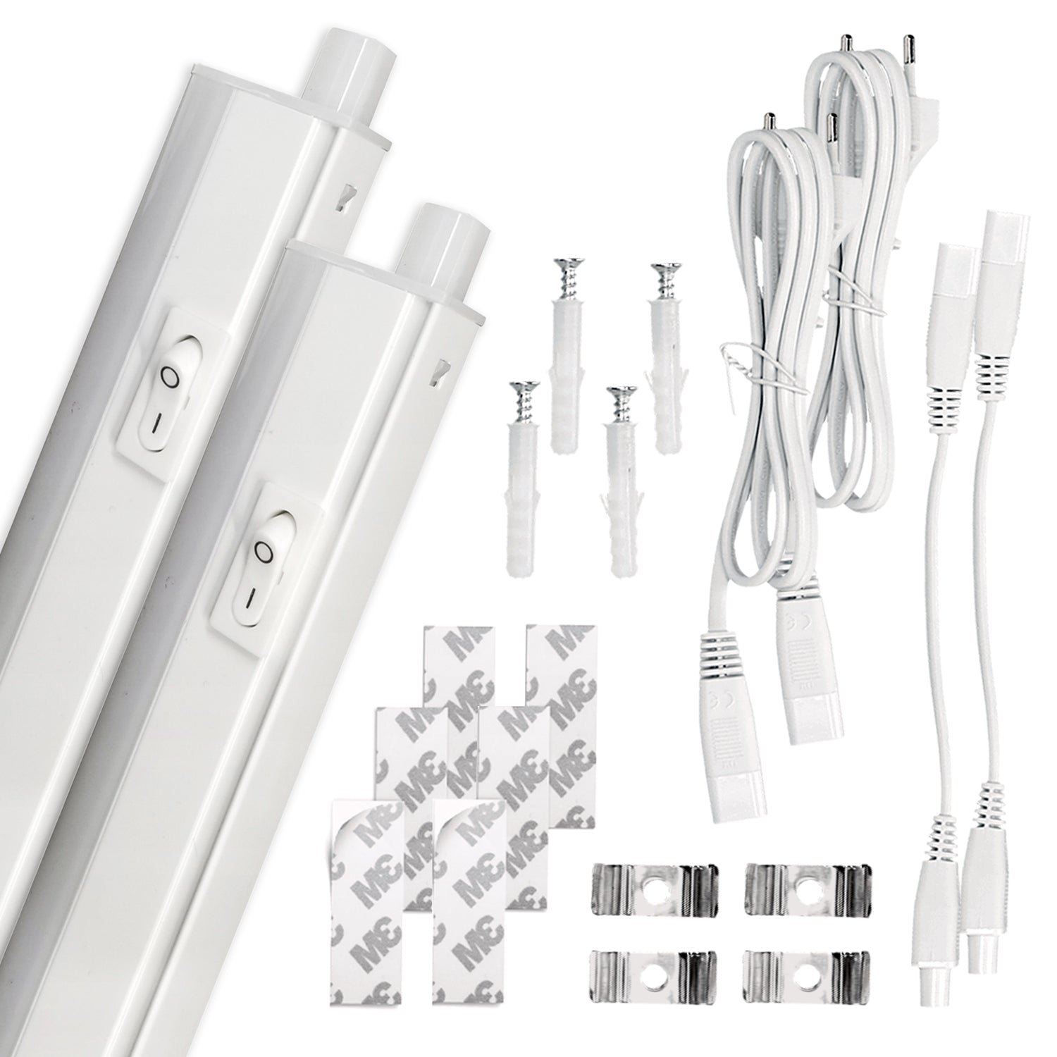 2x Oprawa Meblowa LED 4W Listwa Podszafkowa 30cm Barwa Neutralna 4000K LLS - LAITICA