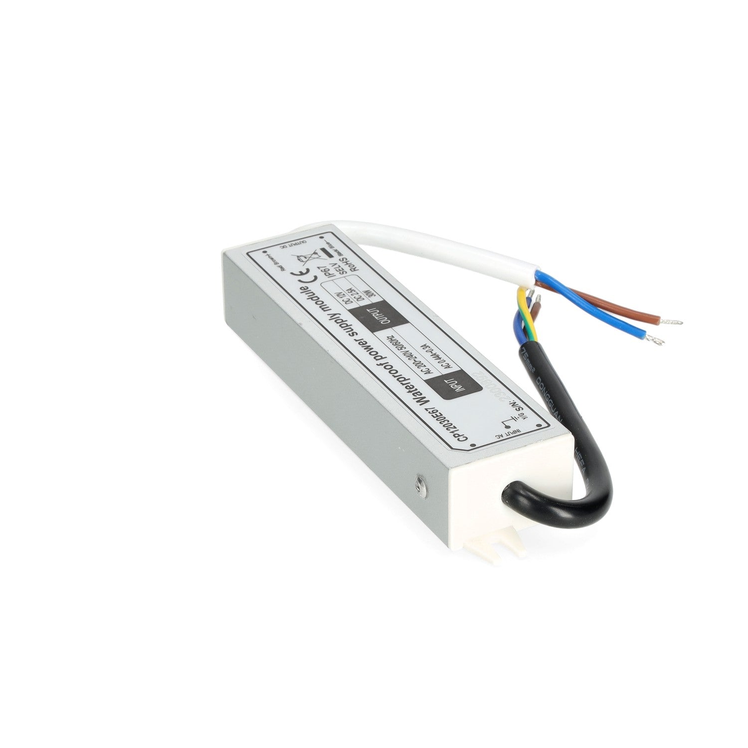 Zasilacz LED instalacyjny TAŚMY LED 12V 30W 2,5A IP67