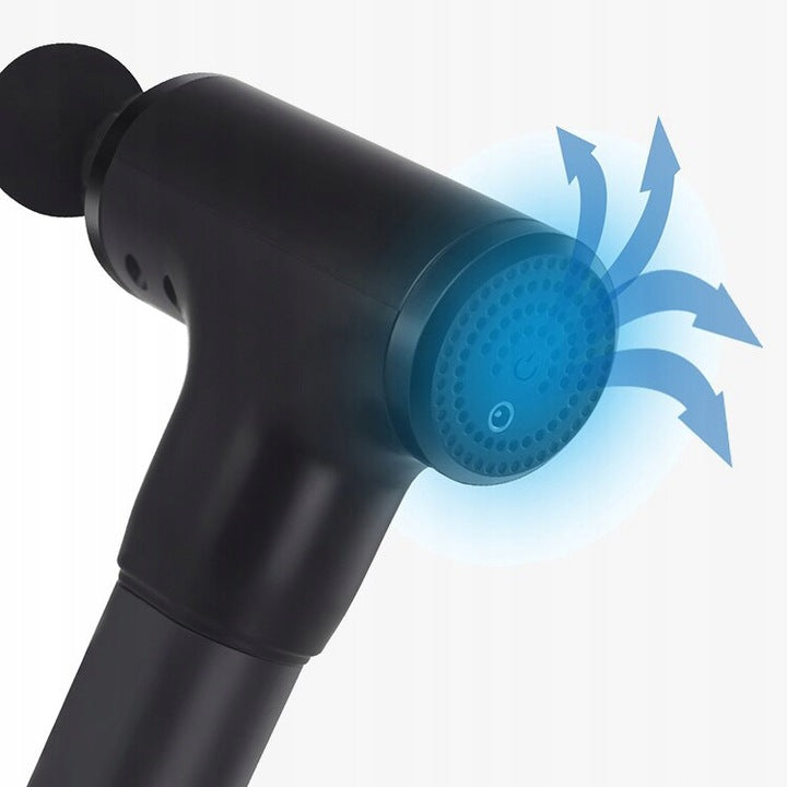 Mocny Pistolet Do Masażu MASAŻER CIAŁA Z AKUMULATOREM MASSAGE GUN PRO