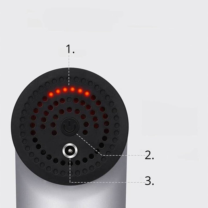 Mocny Pistolet Do Masażu MASAŻER CIAŁA Z AKUMULATOREM MASSAGE GUN PRO