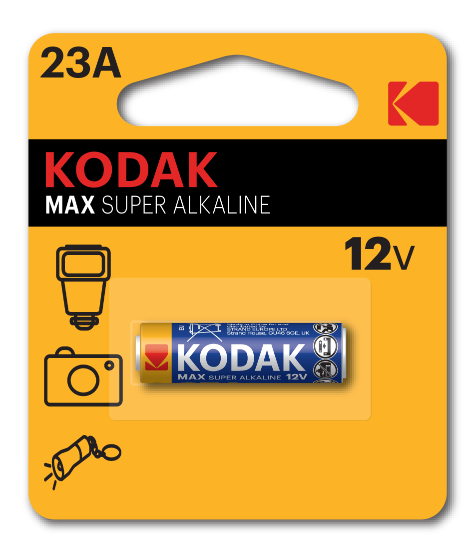 6x Bateria KODAK SUPERMAX 23A 12V Alkaliczna Zestaw 6 SZTUK