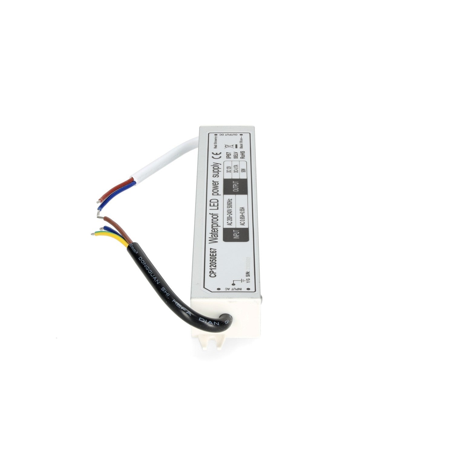 Zasilacz LED instalacyjny TAŚMY LED 12V 50W 4,16A IP67