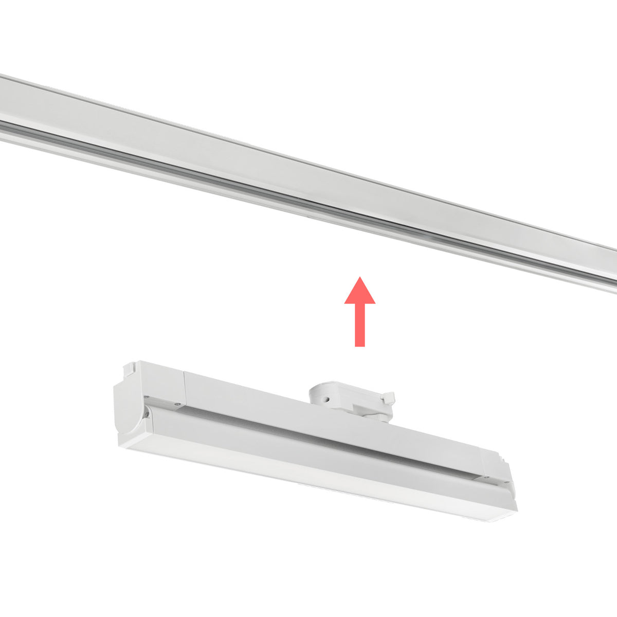 Reflektor szynowy LED 36W 4000K biały | Szynoprzewód 3-fazowy