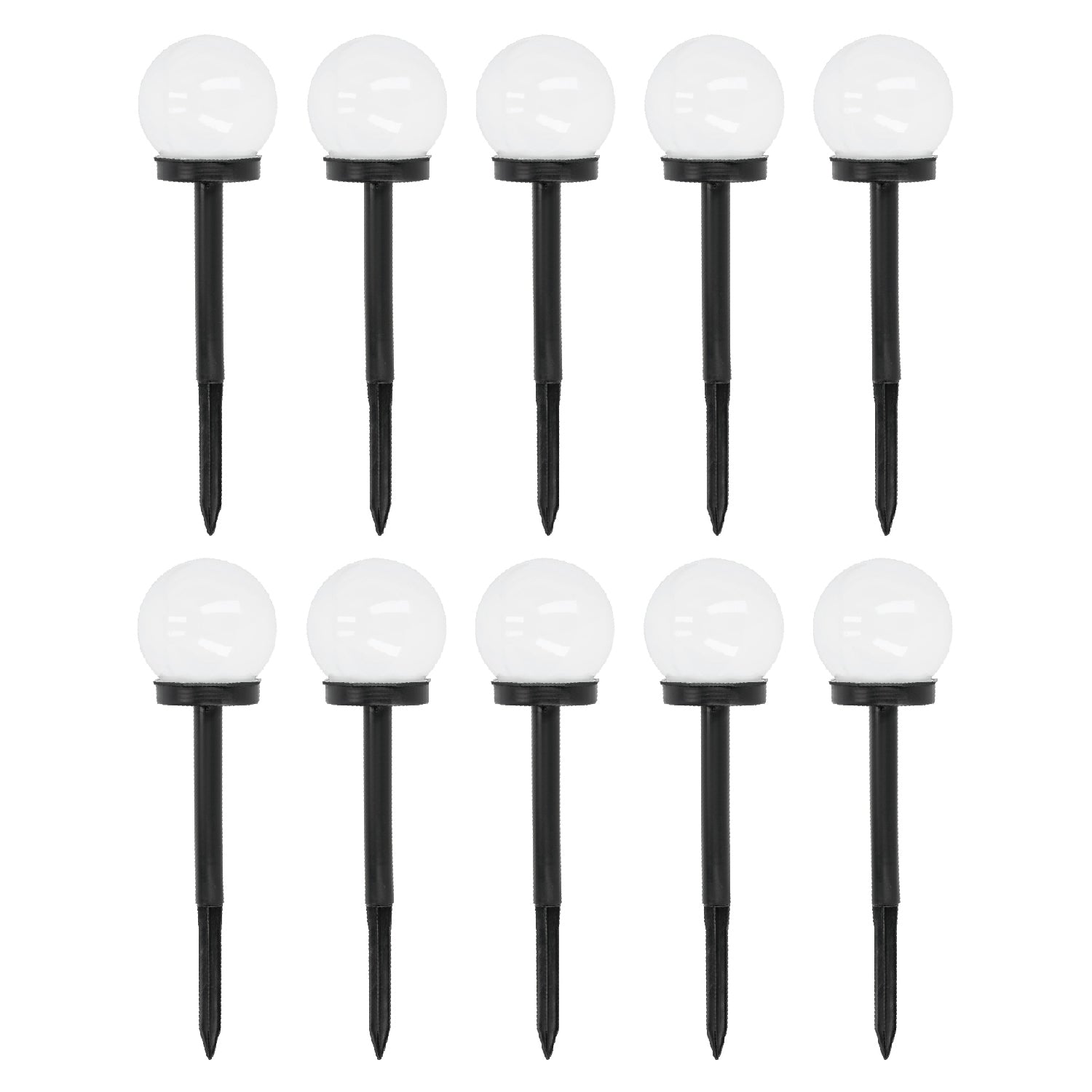 Zestaw 10x lampa solarna MIRA 0,12W LEDOWA barwa zimnobiała 6500K do ogrodu