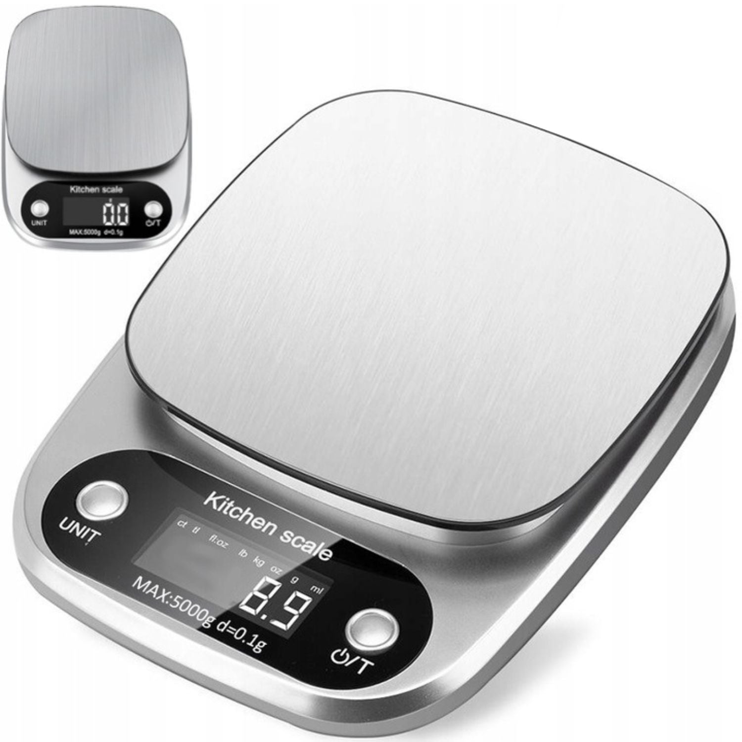 Waga Kuchenna PRECYZYJNA 5000g/0,1g WYŚWIETLACZ LCD JUBILERSKA