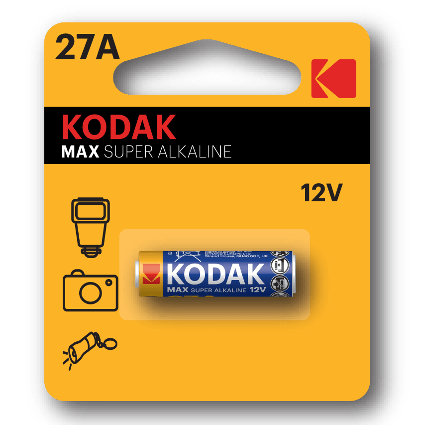 6x Bateria KODAK SUPERMAX 27A 12V Alkaliczna Zestaw 6 SZTUK - LAITICA