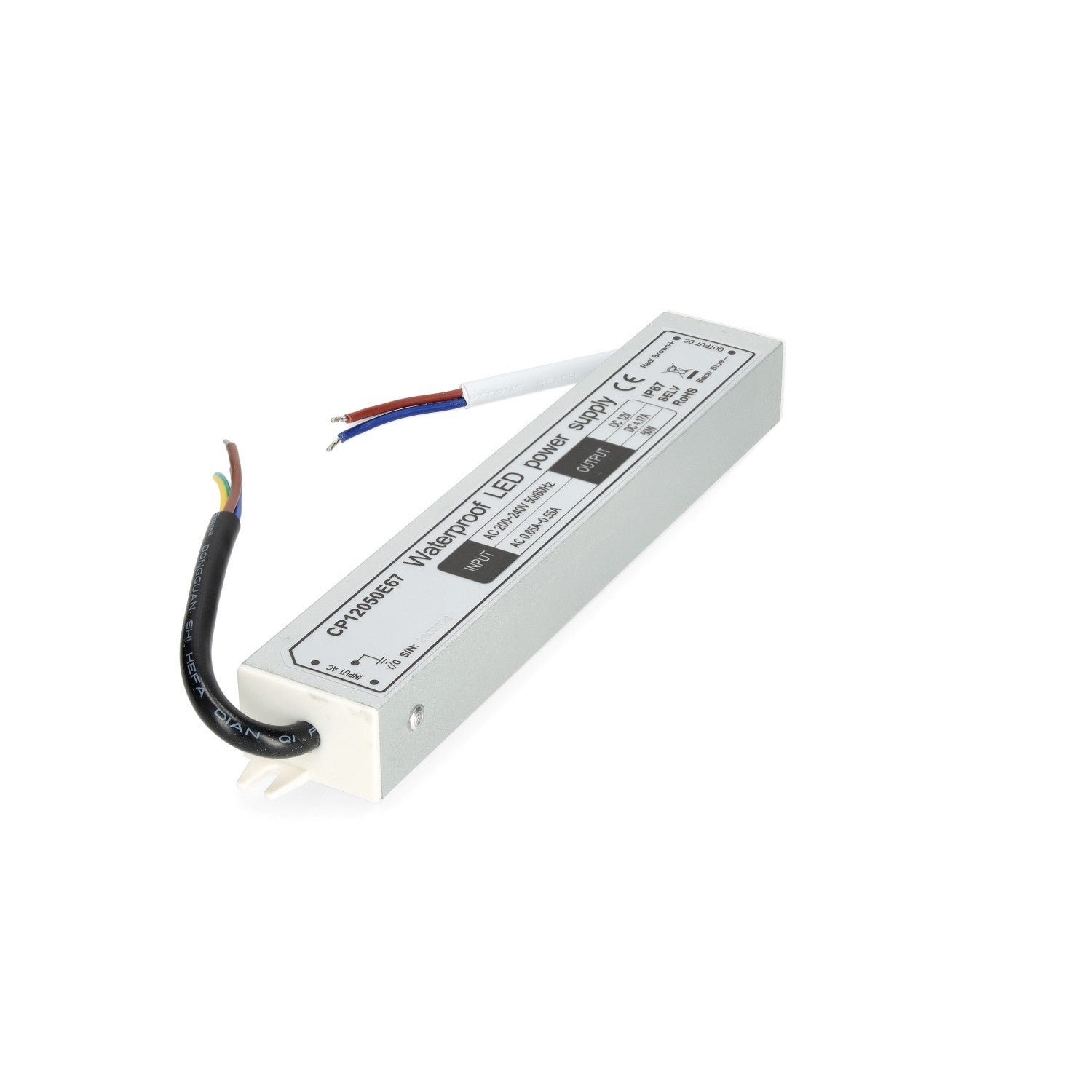 Zasilacz LED instalacyjny TAŚMY LED 12V 50W 4,16A IP67