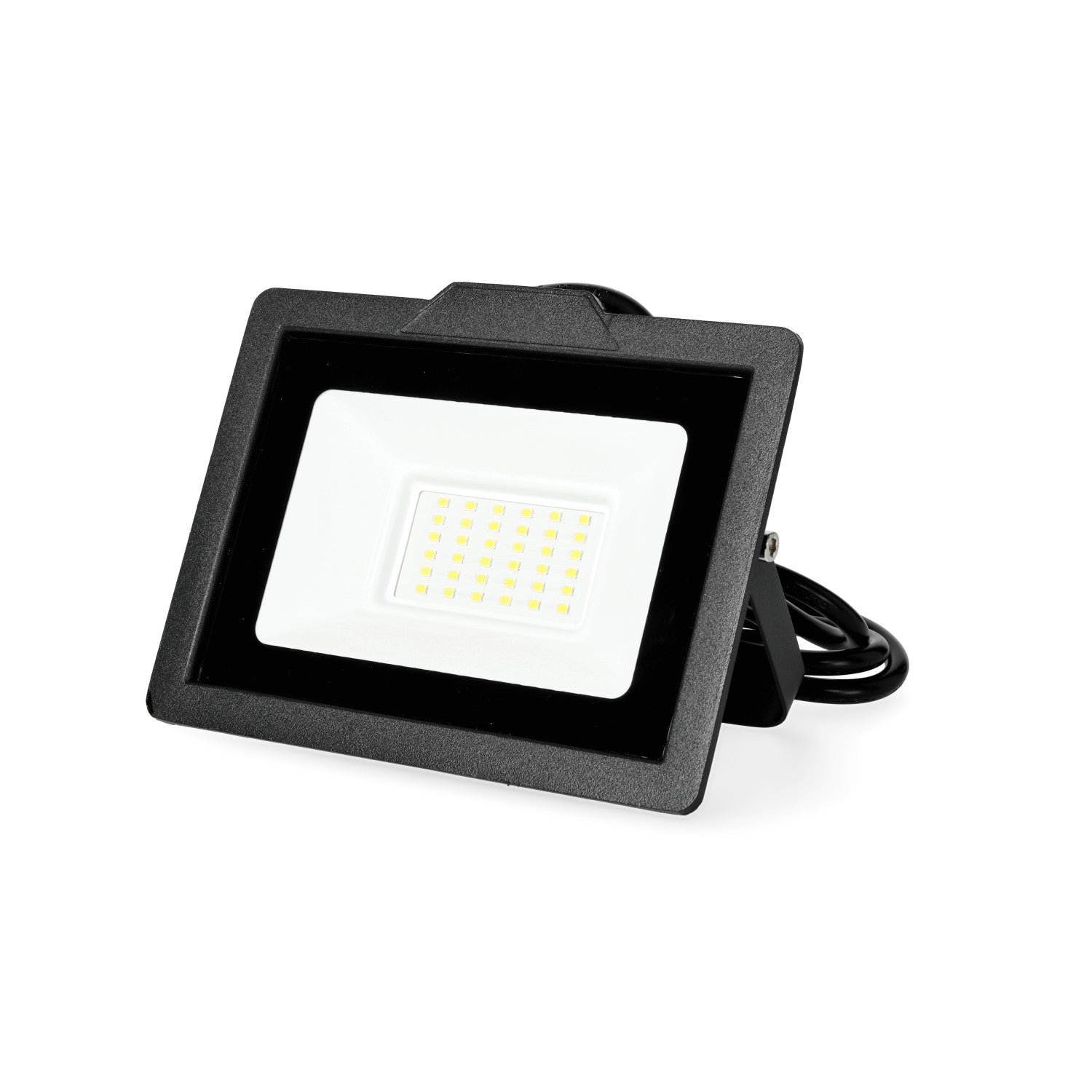 Naświetlacz LED 50W halogen barwa biała zimna z kablem