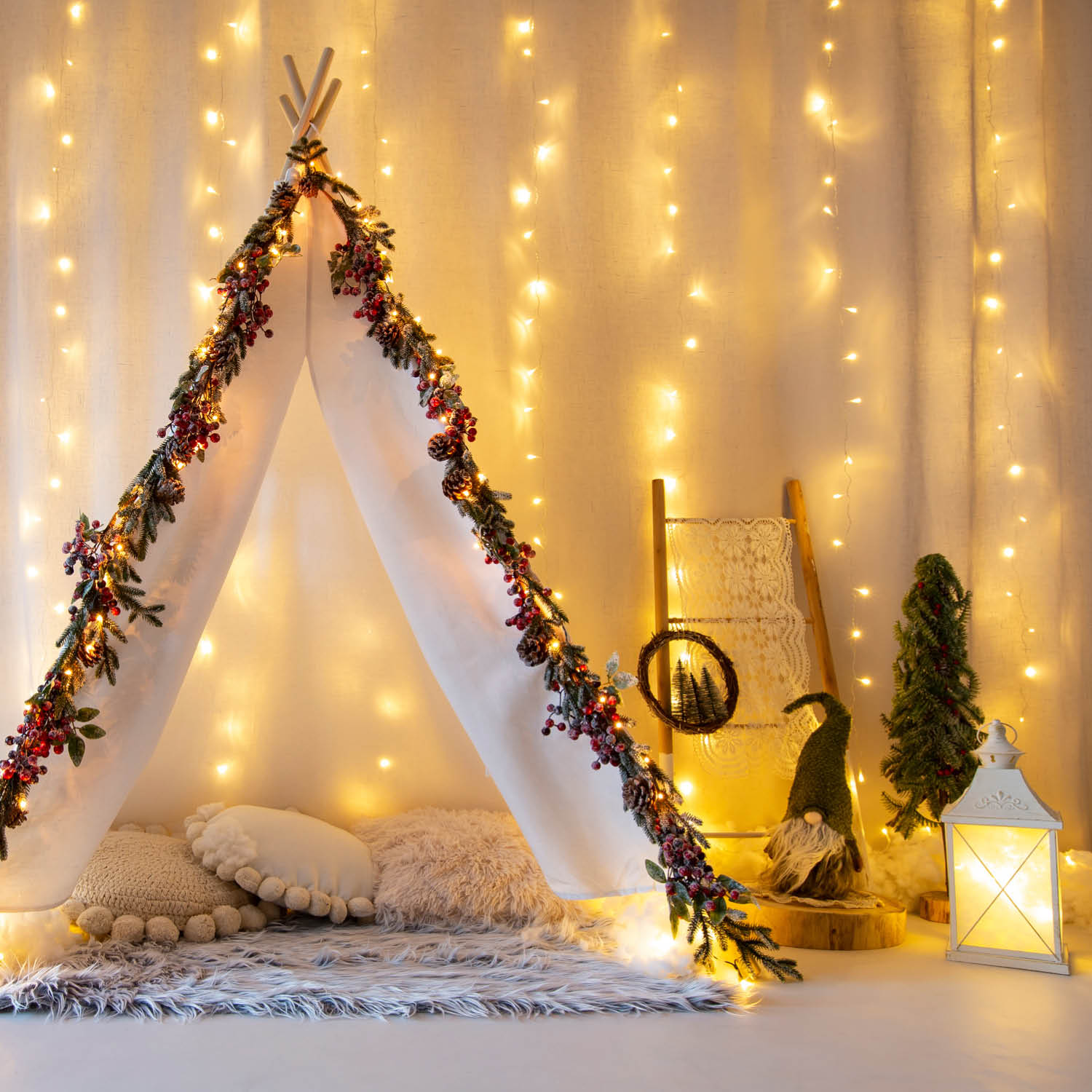 Kurtyna 300 mikro LED 3x3m 8 funkcji zasilanie usb + pilot