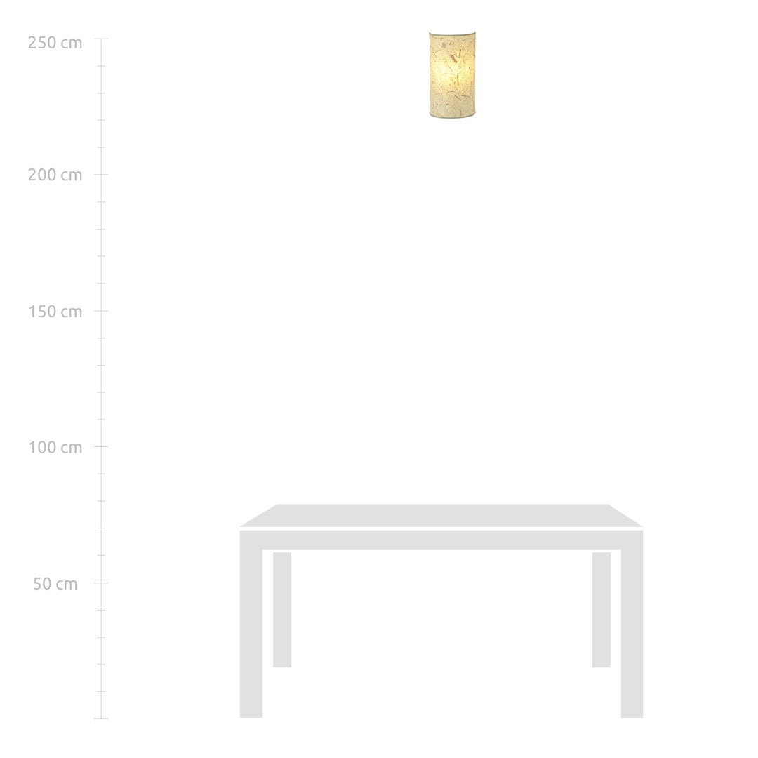 Kinkiet ścienny OLIMPIA 1xE14 BRĄZOWY lampa ścienna korkowy klosz