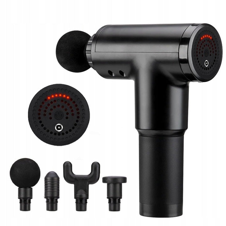 Mocny Pistolet Do Masażu MASAŻER CIAŁA Z AKUMULATOREM MASSAGE GUN PRO