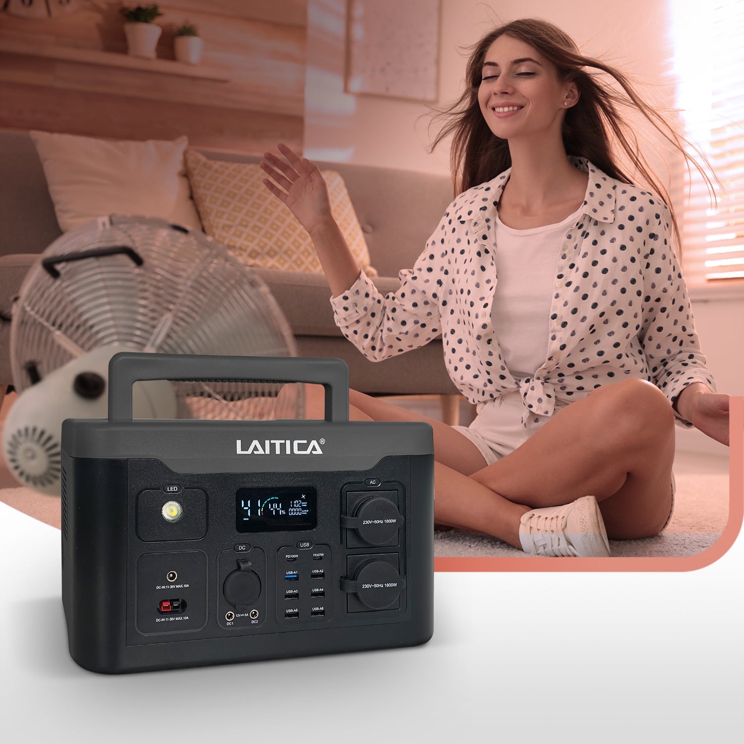 Bank energii POWERBOX 1000W PREMIUM - LAITICA