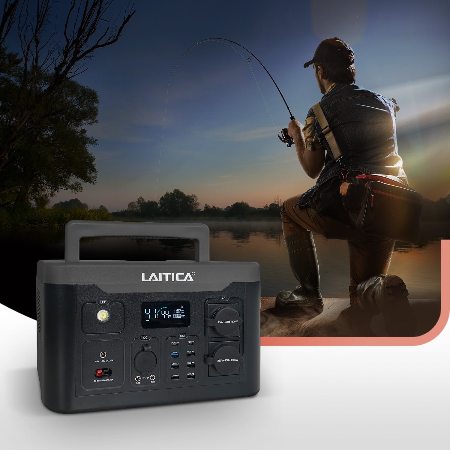 Bank energii POWERBOX 1000W PREMIUM - LAITICA