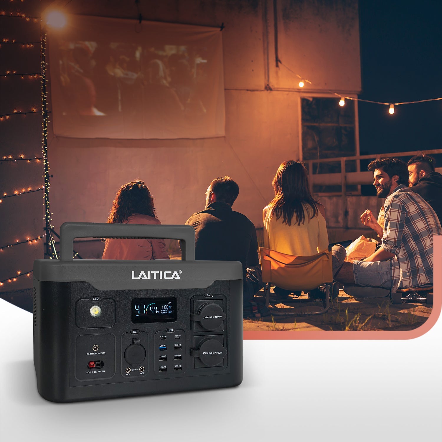 Bank energii POWERBOX 1000W PREMIUM - LAITICA
