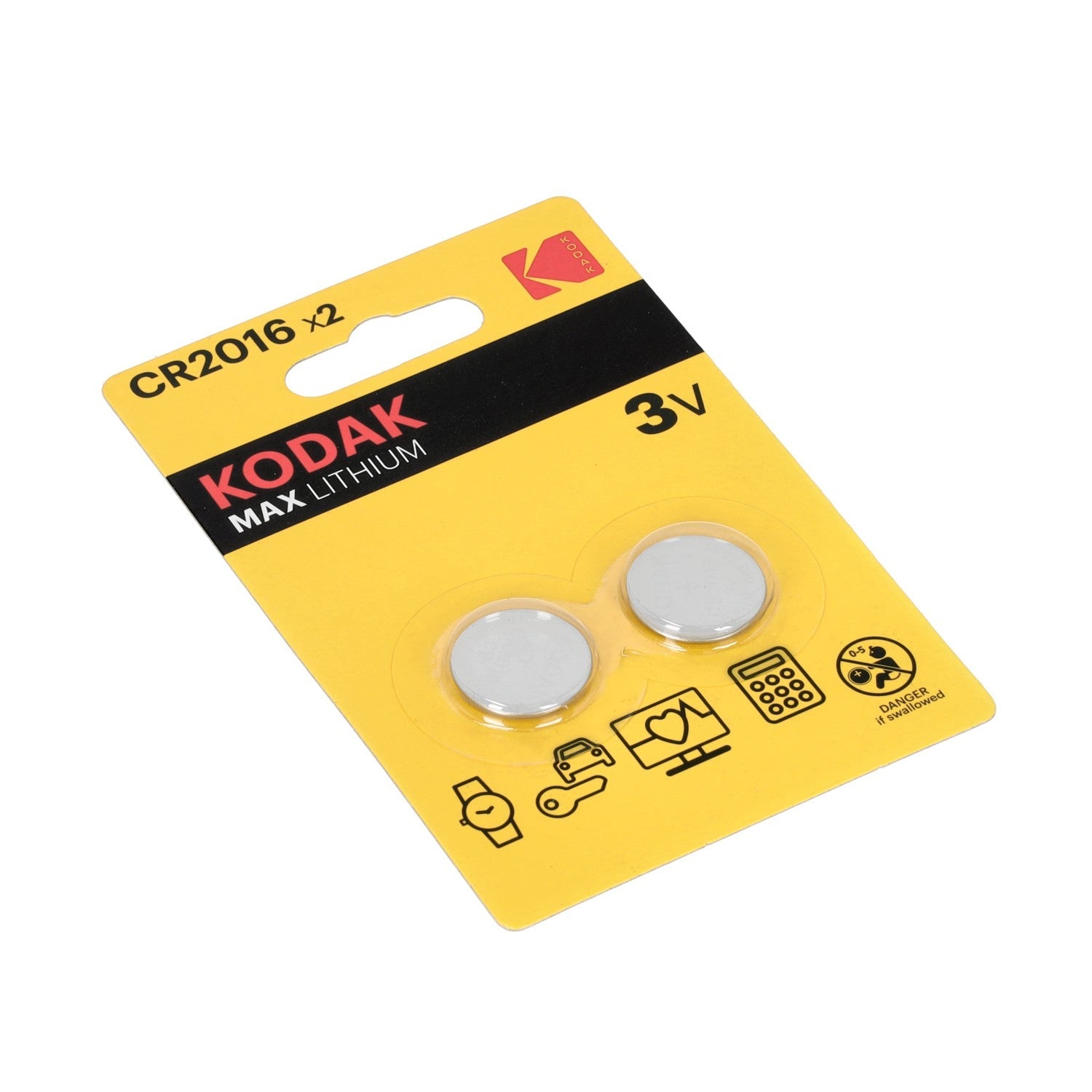 Bateria KODAK MAX CR2016 3V litowa BLISTER 2 sztuki - LAITICA
