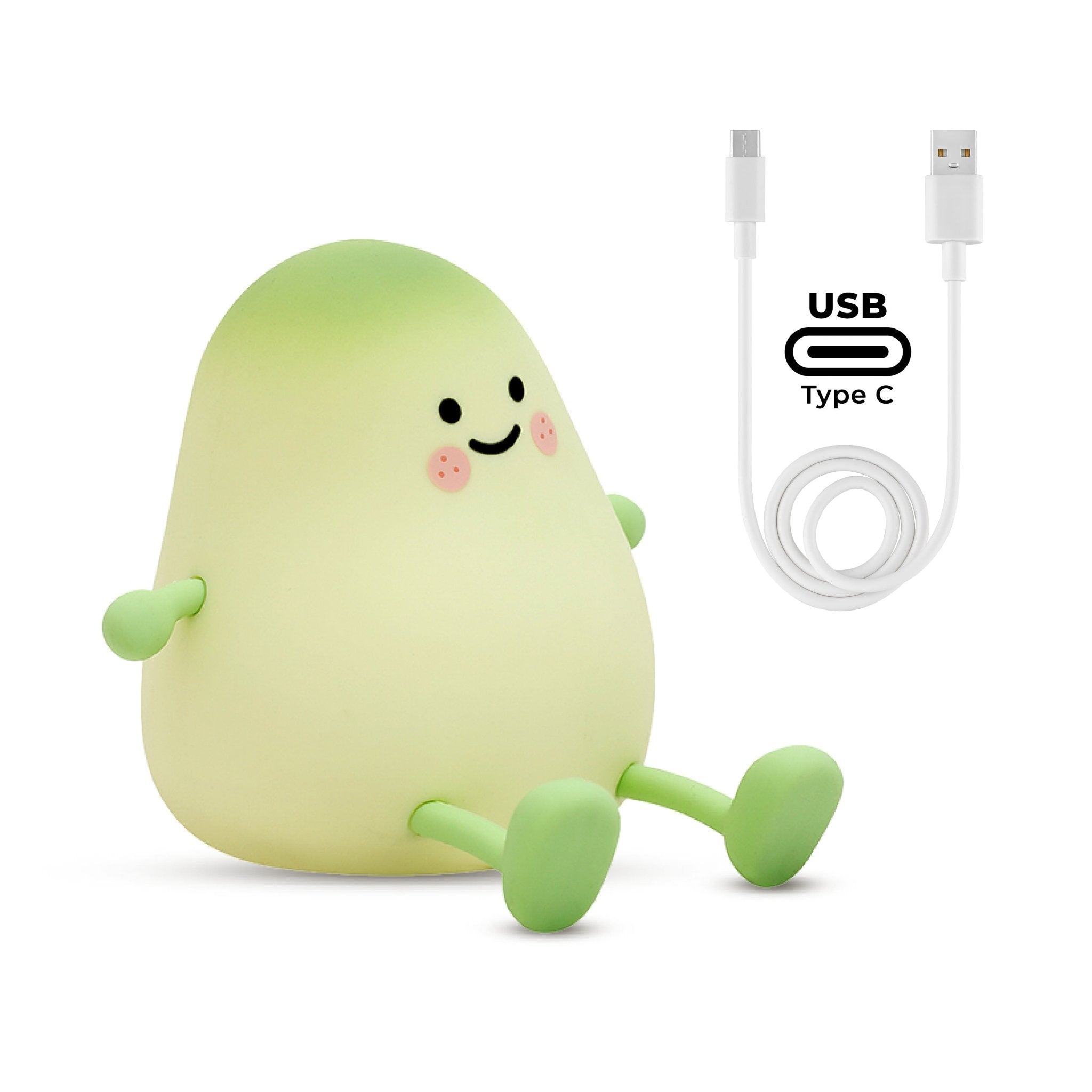 Bezprzewodowa Lampka Nocna MANGO LED Silikonowa Dotykowa USB - LAITICA