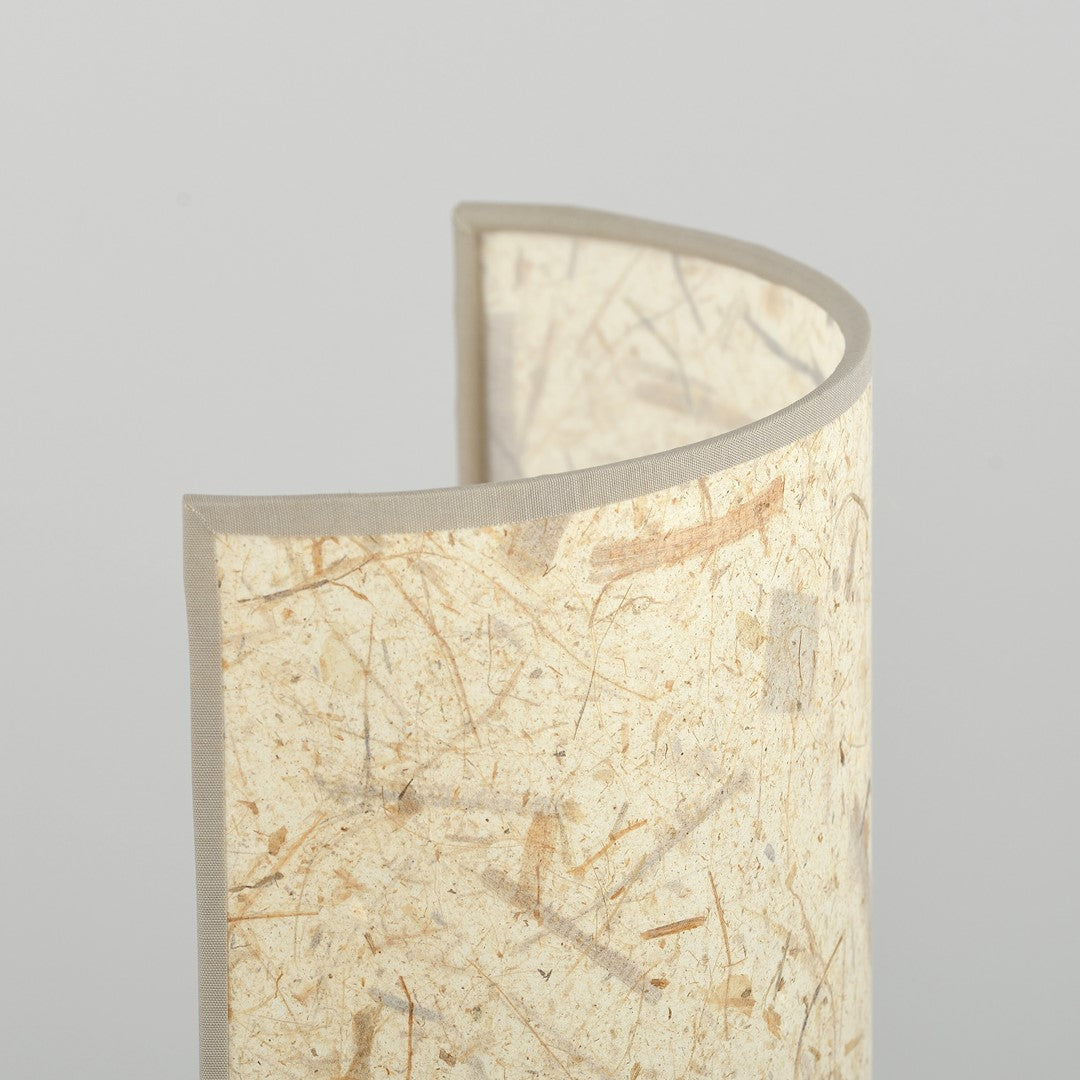 Kinkiet ścienny OLIMPIA 1xE14 BRĄZOWY lampa ścienna korkowy klosz