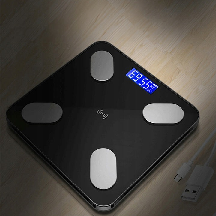 WAGA ŁAZIENKOWA Analityczna Elektroniczna BLUETOOTH APLIKACJA 180kg 32w1