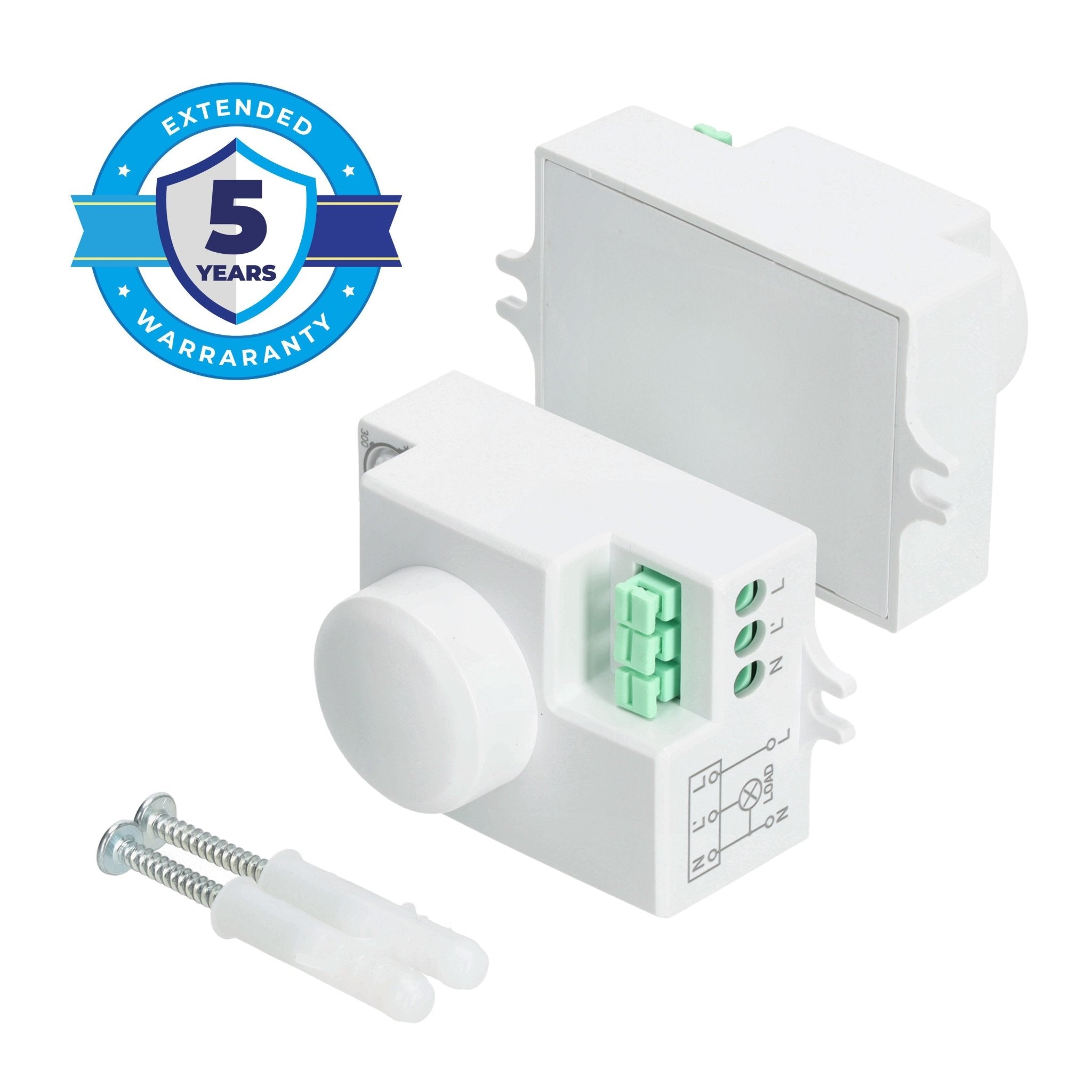 Czujnik ruchu mikrofalowy 360 stopni 1200W 8m - LAITICA