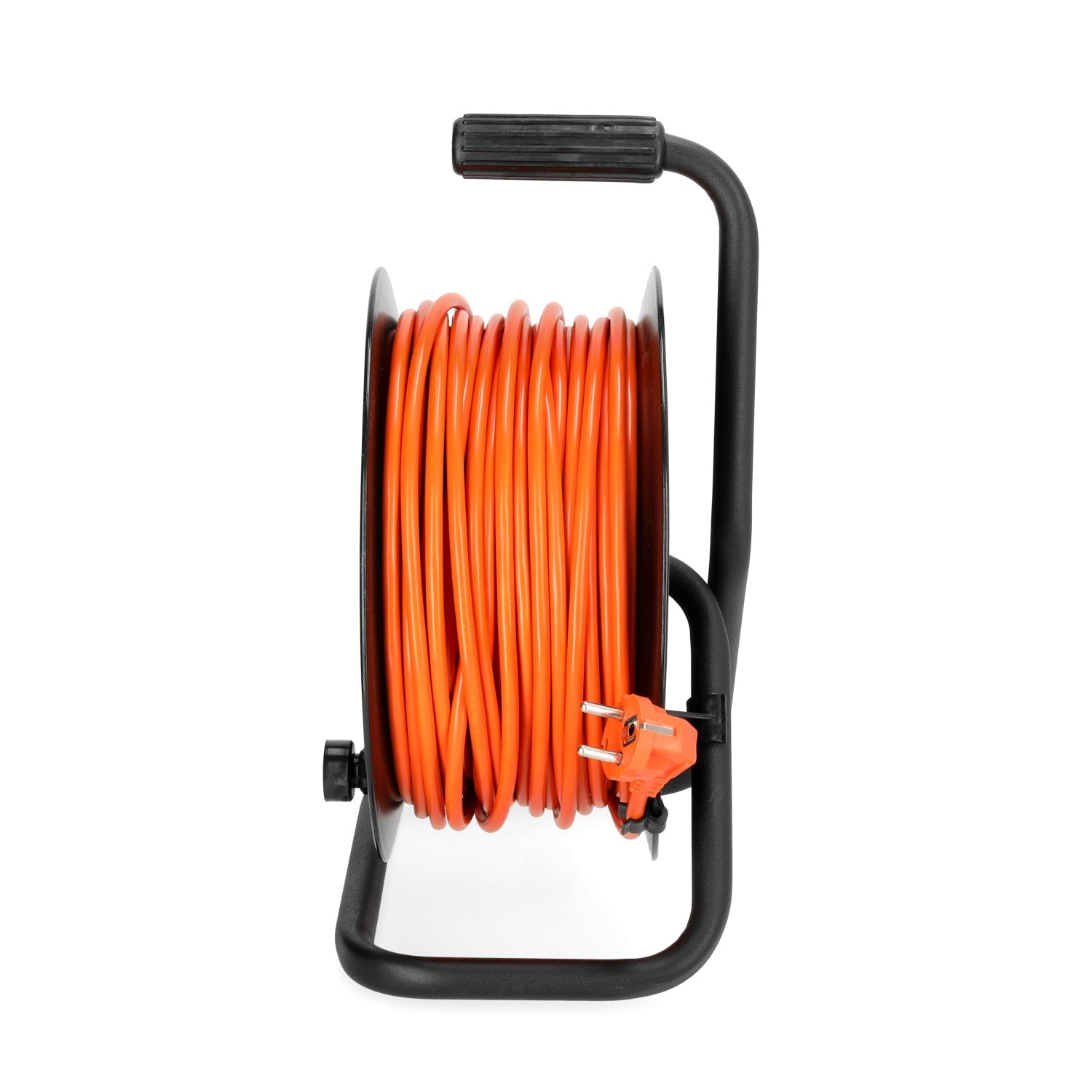 Przedłużacz bębnowy ogrodowy 50m 4 gniazda 3x1,5mm zwijany Z UCHWYTEM