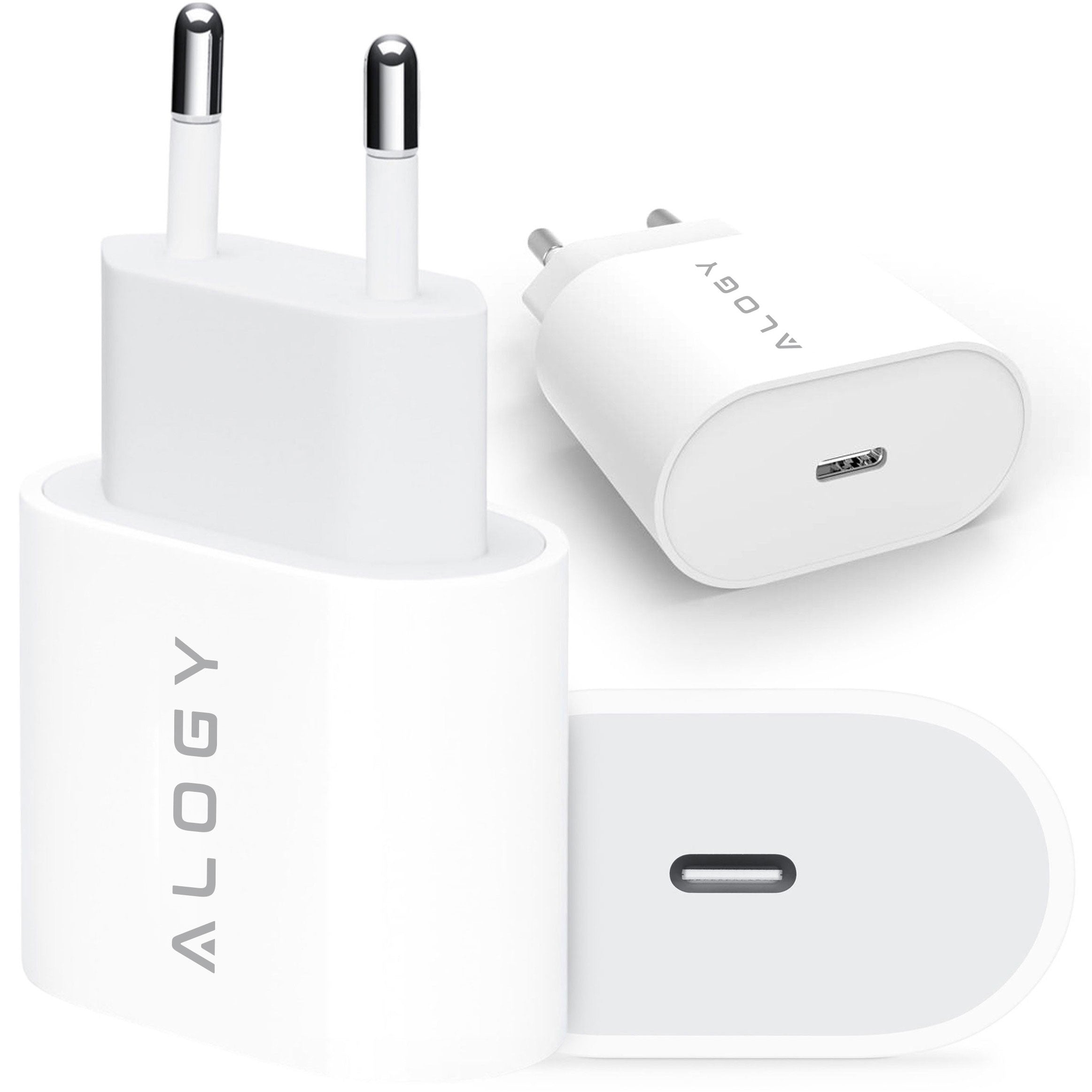 Szybka Ładowarka sieciowa 35W Mocna do iPhone ALOGY USB-C USB typ C PD GaN