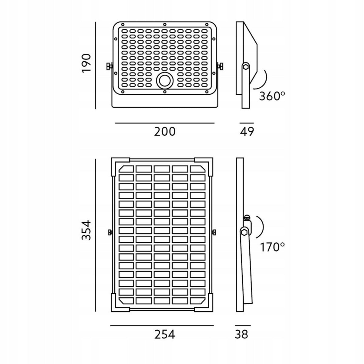 Naświetlacz LED Solarny 30W z Czujnikiem Ruchu Halogen na Pilota PREMIUM