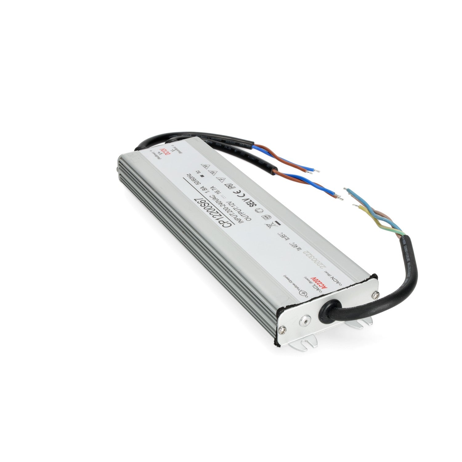 Zasilacz LED instalacyjny TAŚMY LED 12V 200W 16,7A IP67