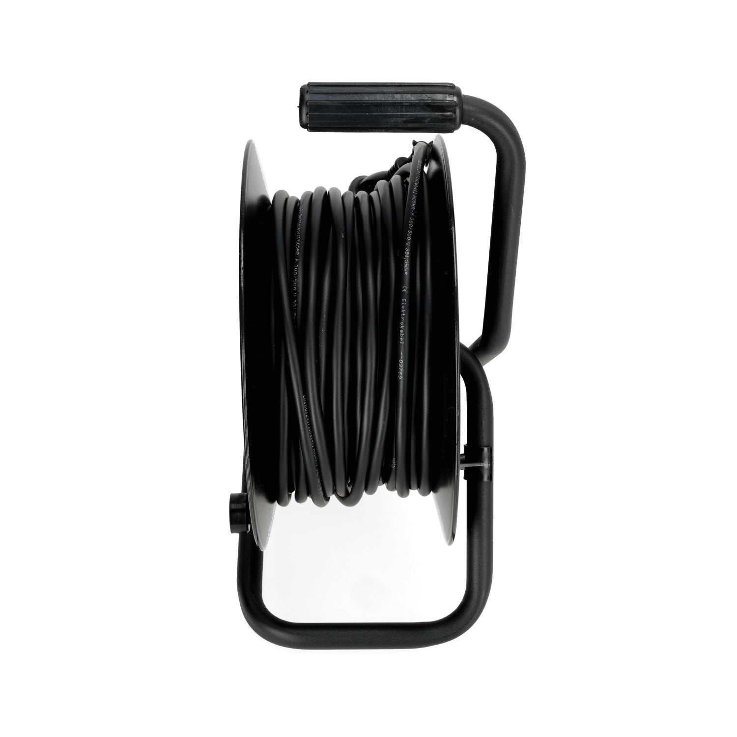 Przedłużacz bębnowy ogrodowy 30m 4 gniazda guma 3x1,5mm zwijany Z UCHWYTEM