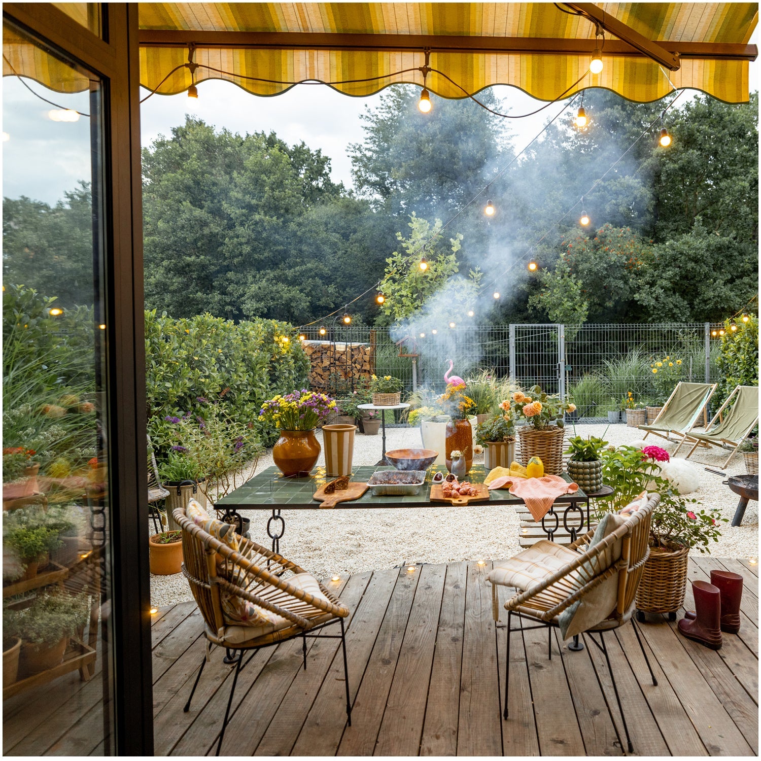 Girlanda ogrodowa LED KOBI BAJA ozdobna 10m + 10 żarówek barwa ciepła na taras - LAITICA