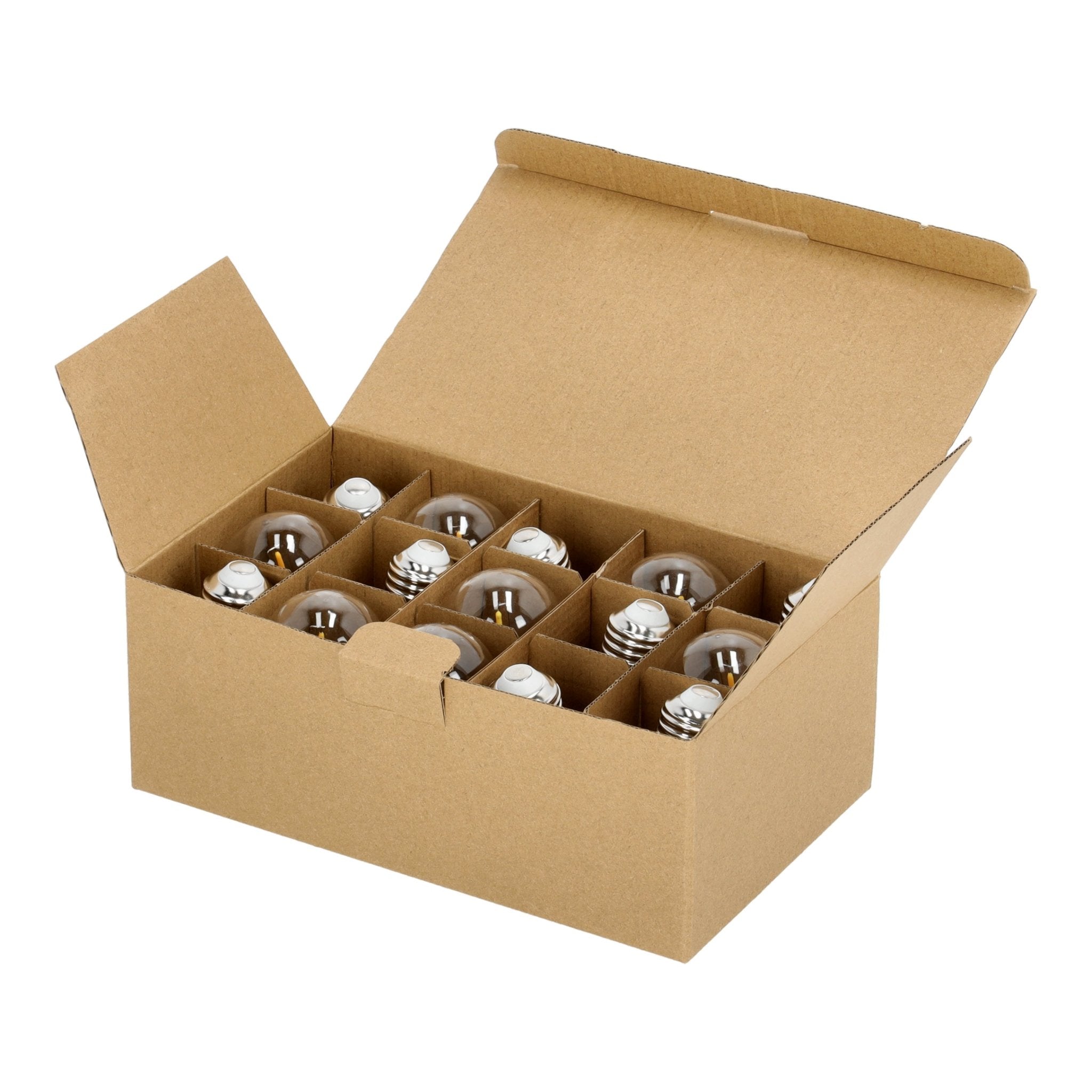 Girlanda Ogrodowa LED Zewnętrzna 15m + 15 Żarówek 1W 3000K Ciepła Biel Łańcuch Świetlny - LAITICA