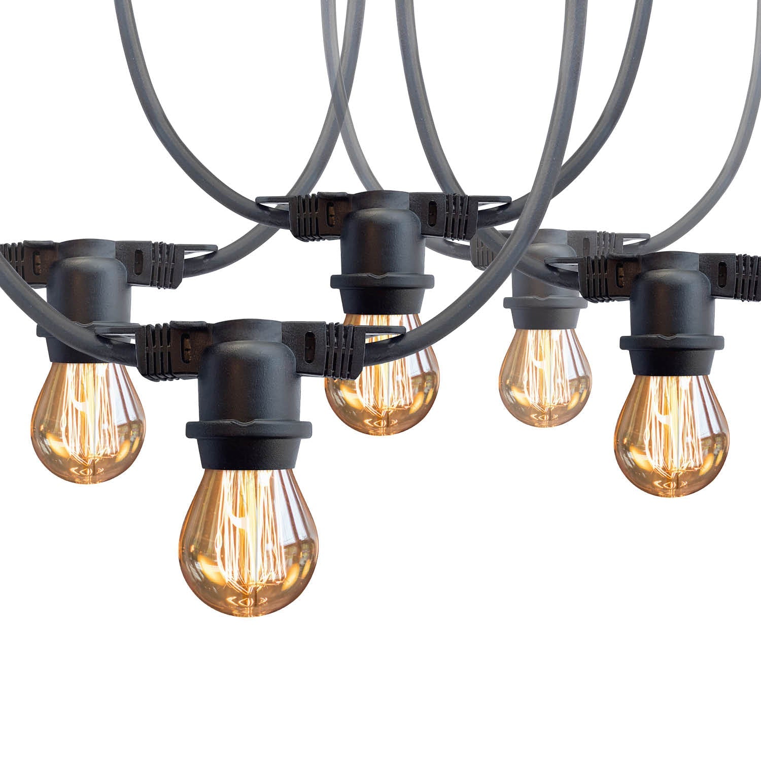 Girlanda ogrodowa zewnętrzna BLOOM 2 10 m 10xE27 ozdobna łańcuch świetlny - LAITICA