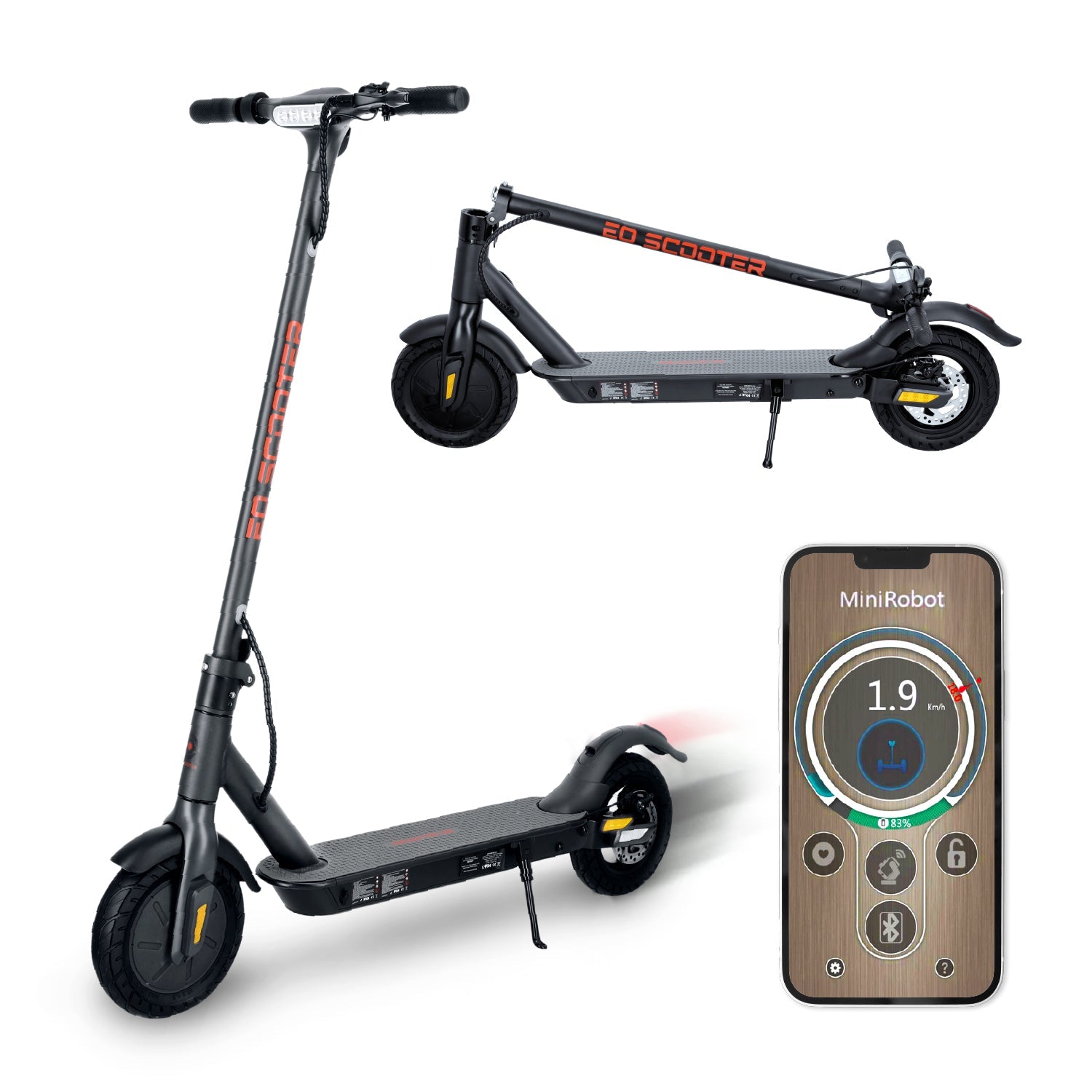 Hulajnoga elektryczna EO STREET APLIKACJA zasięg 30km tempomat - LAITICA