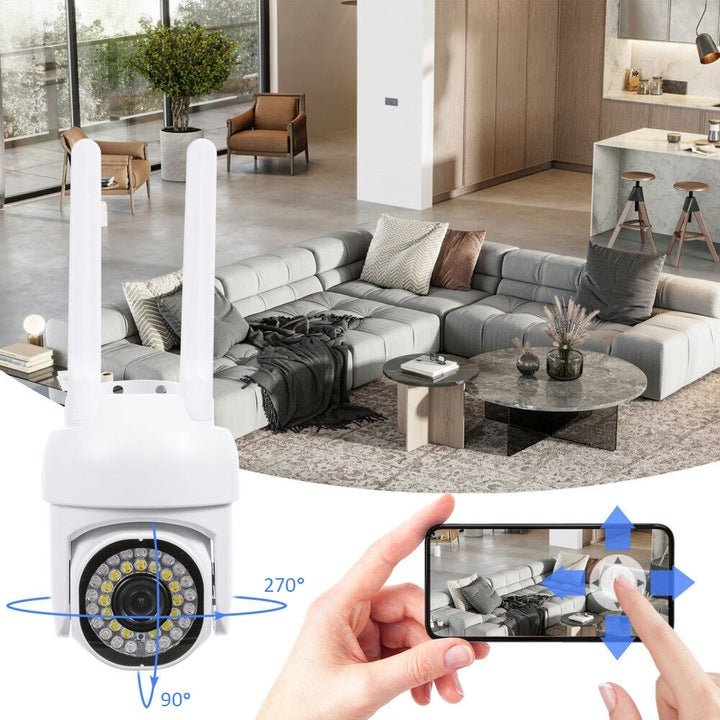 KAMERA OBROTOWA SMART WIFI IP ZEWNĘTRZNA FULL HD 2MP 1080p ZOOM 4x DETEKCJA - LAITICA