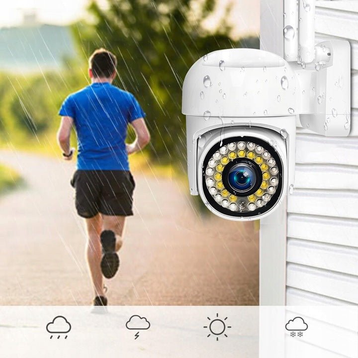 KAMERA OBROTOWA SMART WIFI IP ZEWNĘTRZNA FULL HD 2MP 1080p ZOOM 4x DETEKCJA - LAITICA