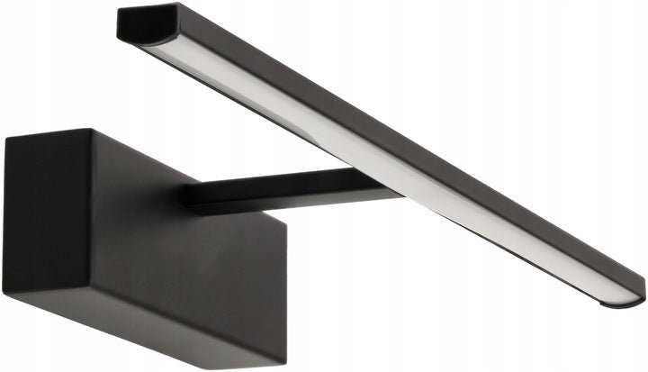 Kinkiet łazienkowy LED 9W nad lustro CZARNY barwa NEUTRALNA - LAITICA