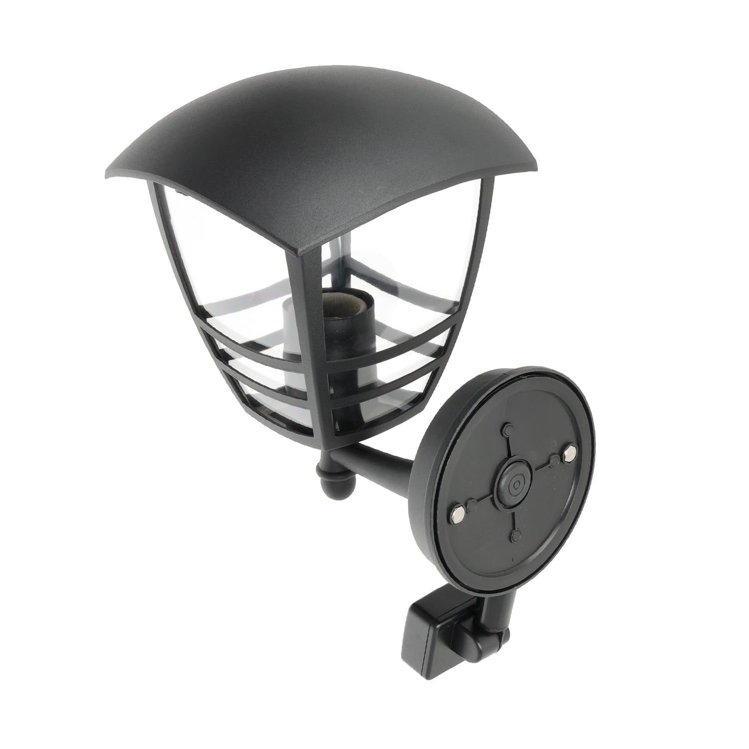 Kinkiet ogrodowy 1xE27 LX Lampa elewacyjna z czujnikiem IP54 - LAITICA