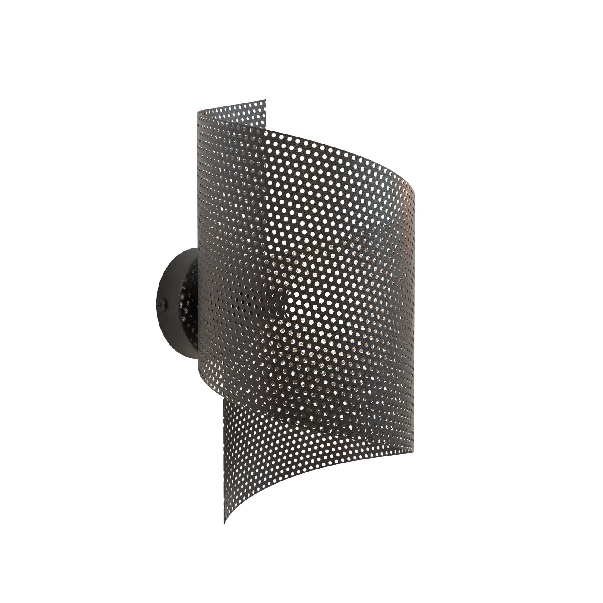 Kinkiet ścienny INEZ Ażurowy CZARNY Metalowy 1xG9 lampa Oryginalny Design - LAITICA