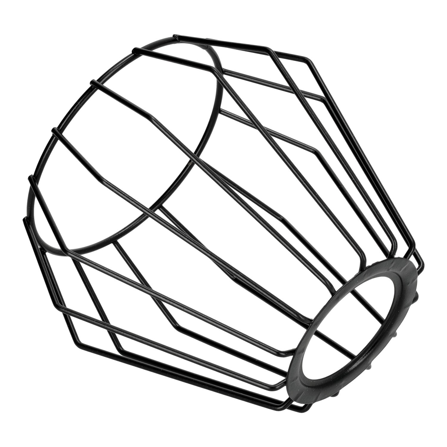 Klosz do girlandy CRETE D1 czarny 5 sztuk do zestawu metalowy 12,5cm - LAITICA