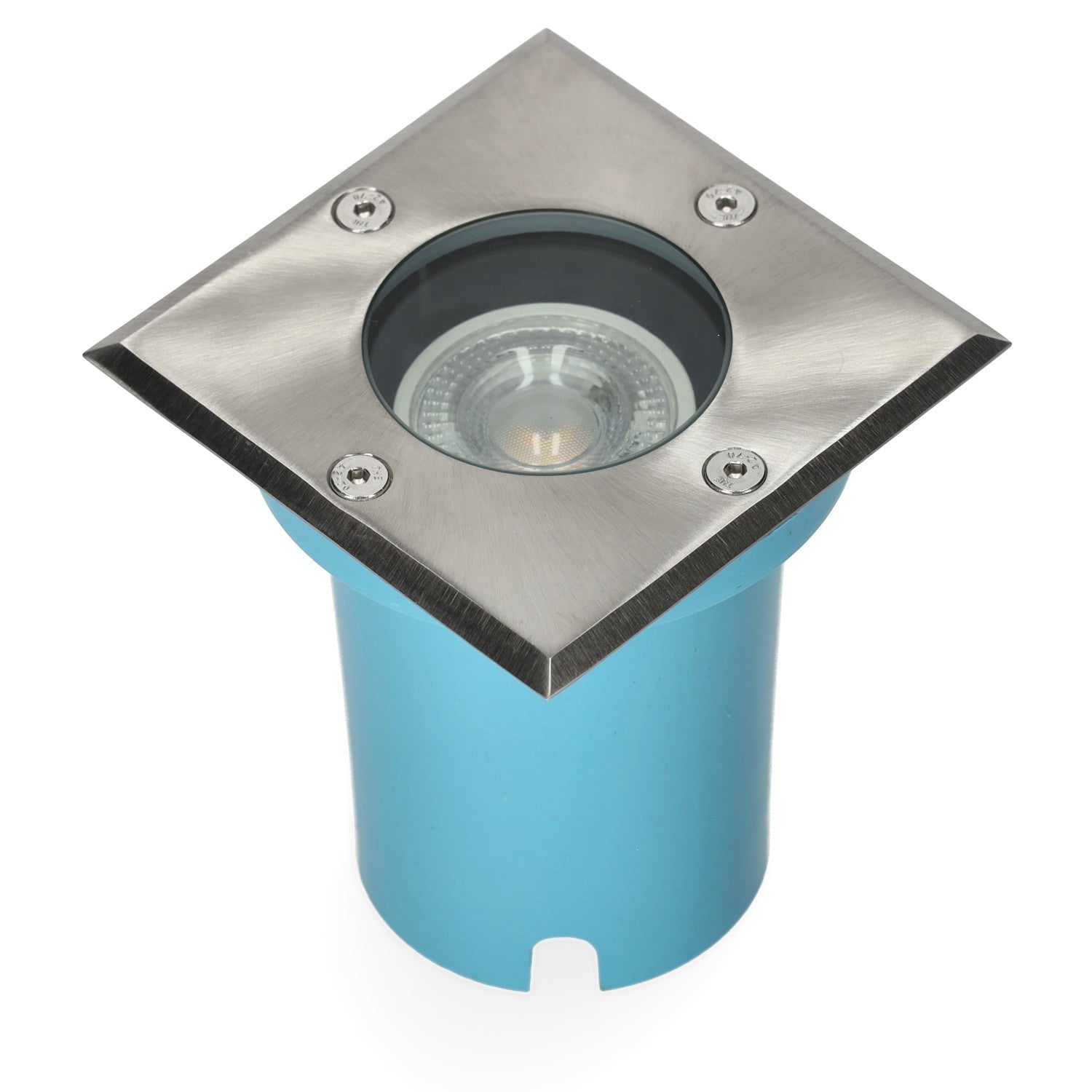 Kwadratowa oprawa ogrodowa NAVE montaż dogruntowy - LAITICA