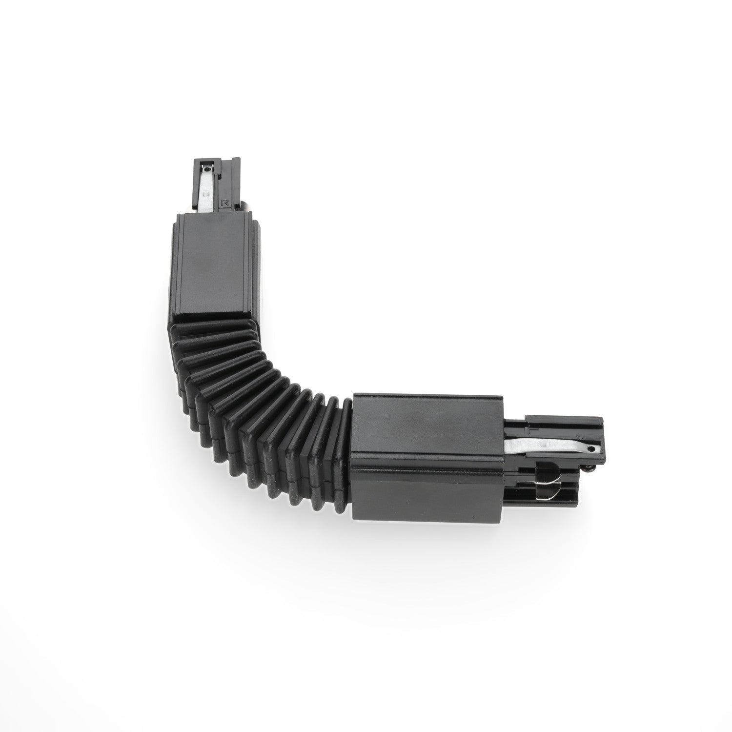 Łącznik 'F' do łączenia szyn ZEWNĘTRZNY CZARNY do LED NEXTRACK - LAITICA