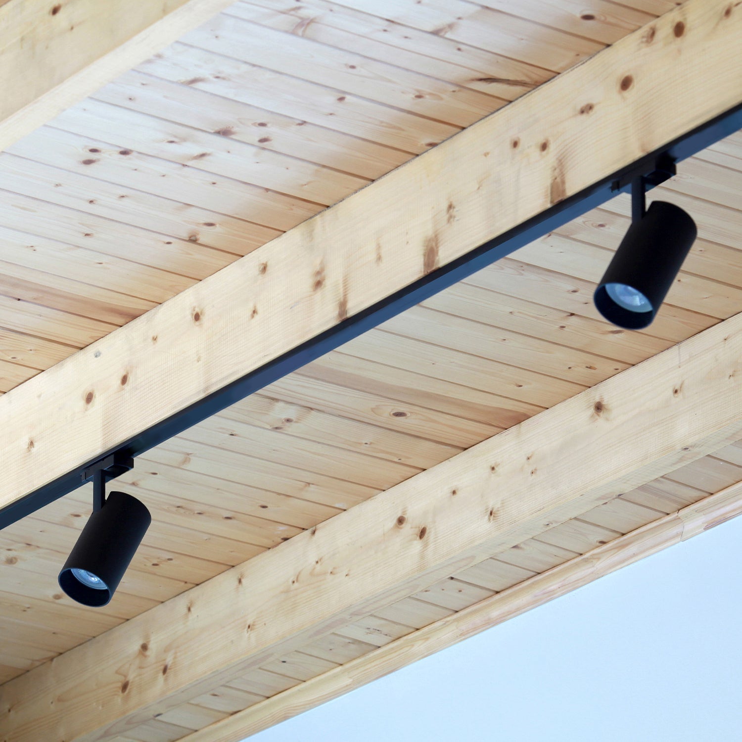 Łącznik I zewnętrzny do szyn magnetycznych – natynkowy czarny - LAITICA