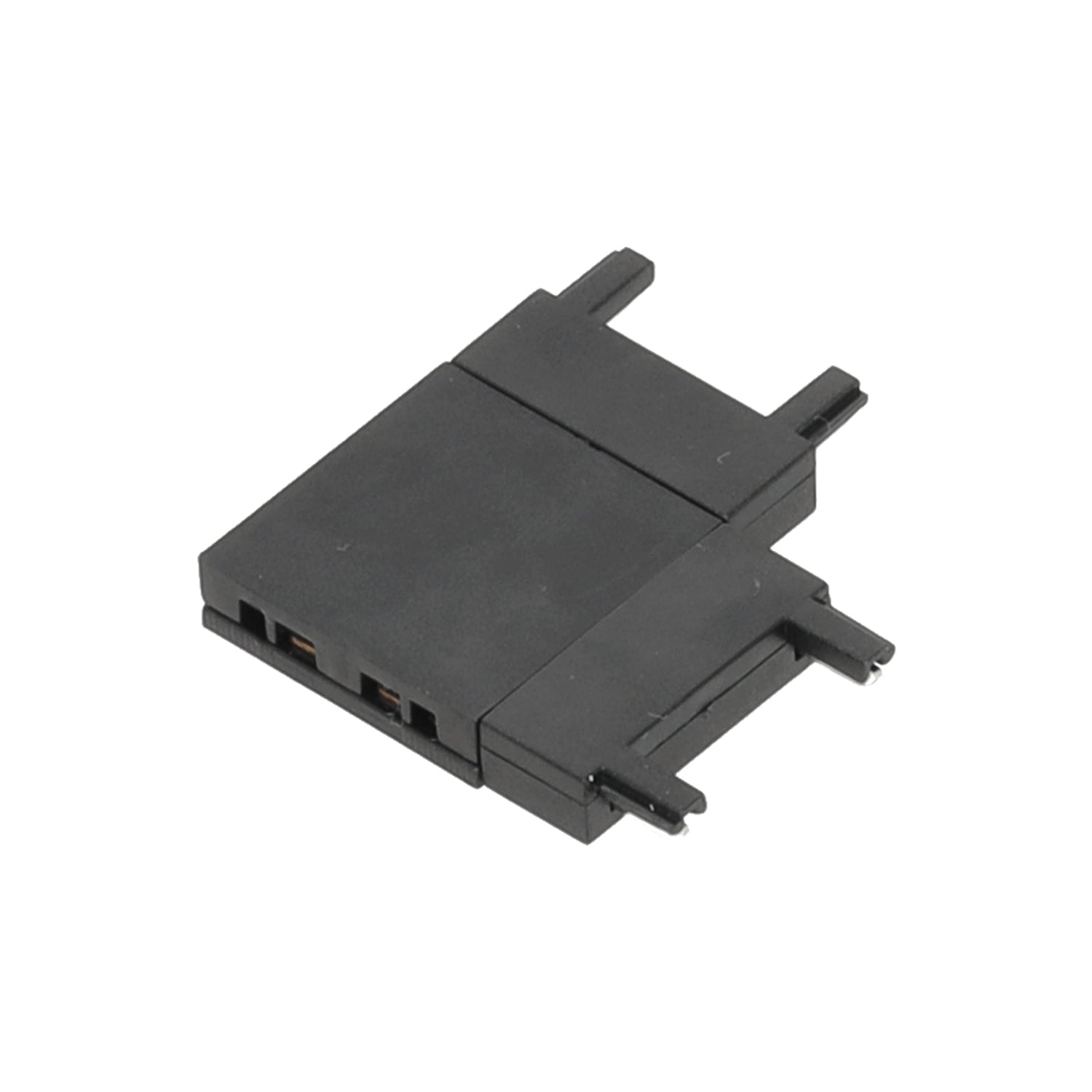 Łącznik L poziomy 90° do jednofazowych szyn magnetycznych - czarny - LAITICA