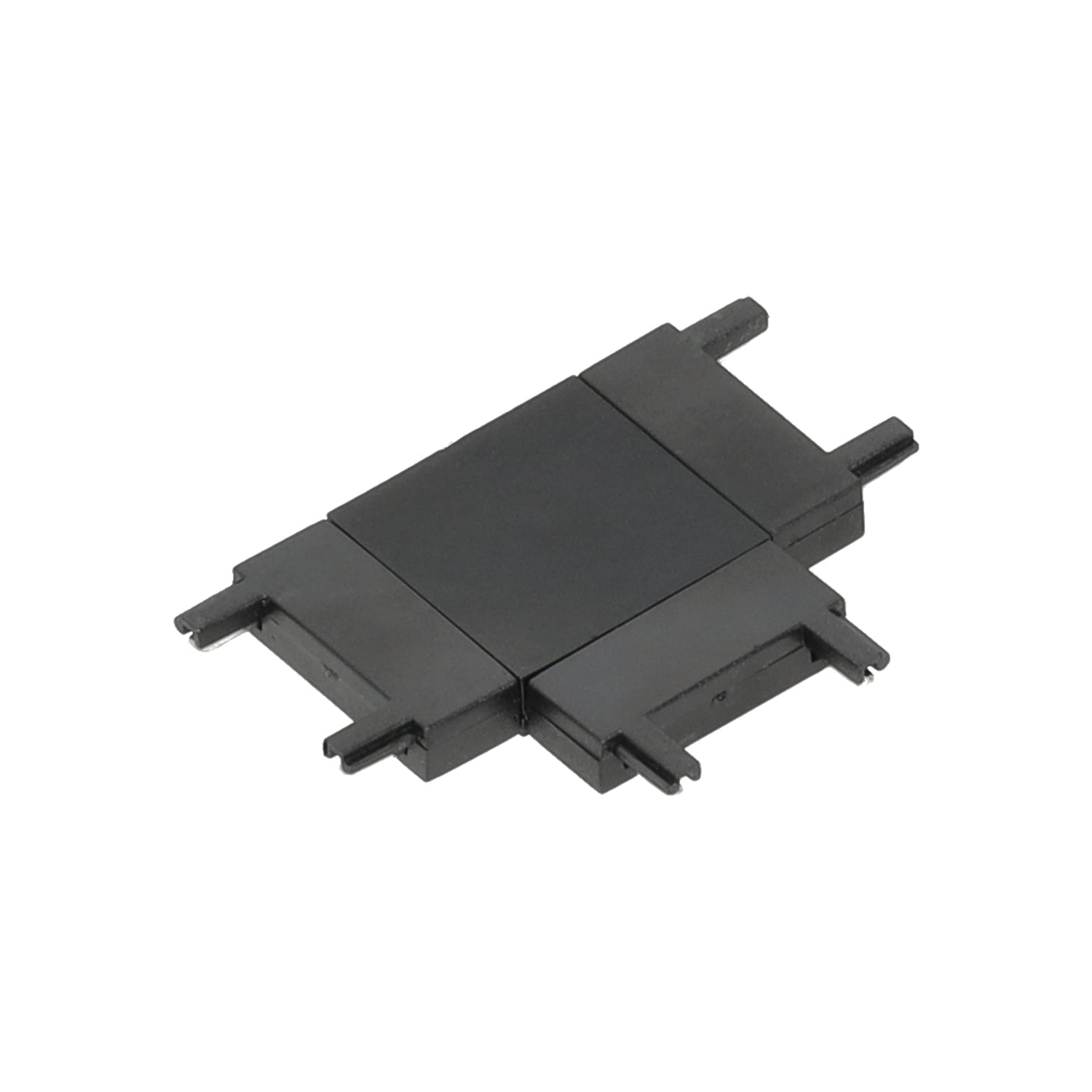 Łącznik T do systemów szynowych magnetycznych – połączenie 3 szyn - czarny - LAITICA