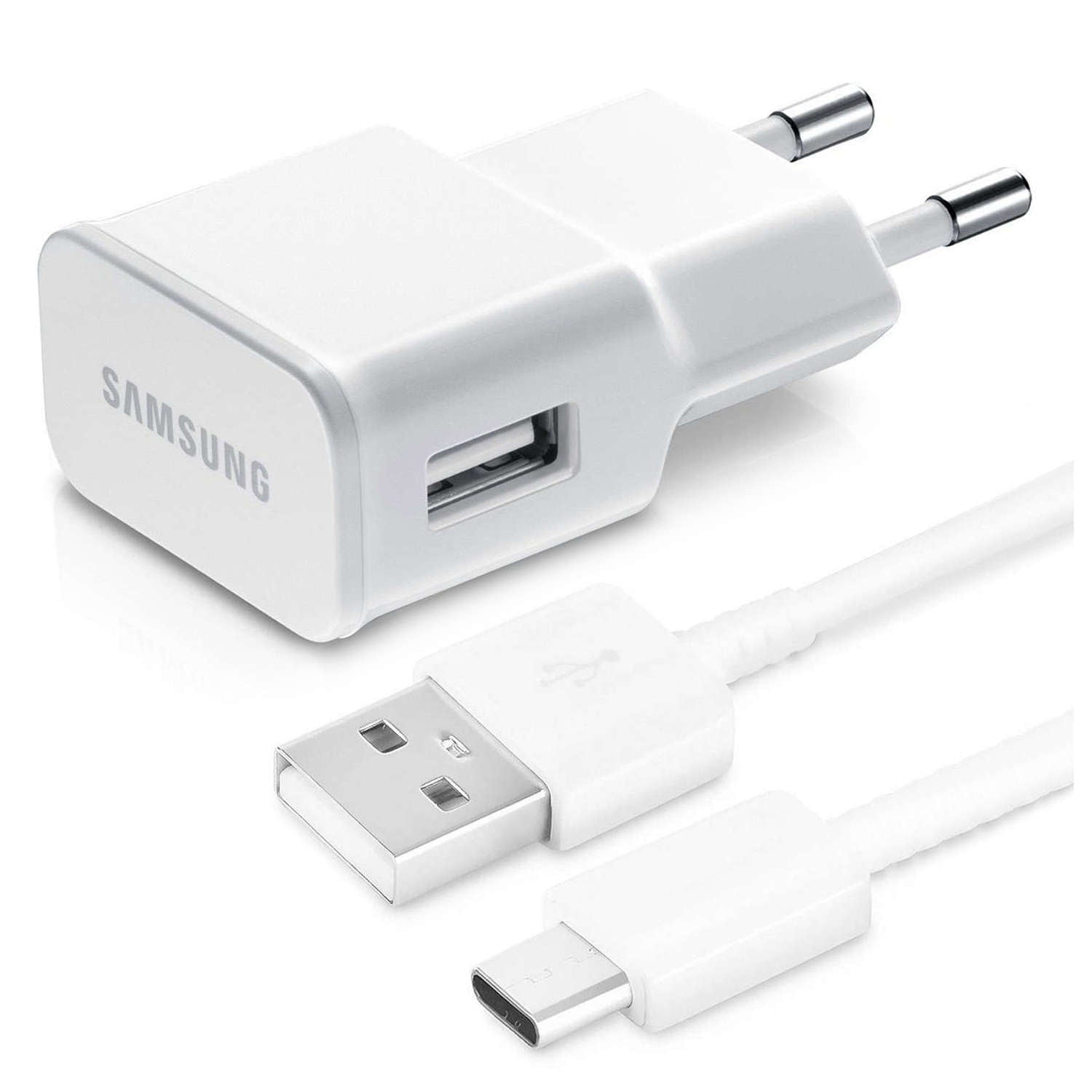 Ładowarka sieciowa SAMSUNG Oryginalna EP - TA50EWE 7.75W + Kabel USB - C 1,5m - LAITICA