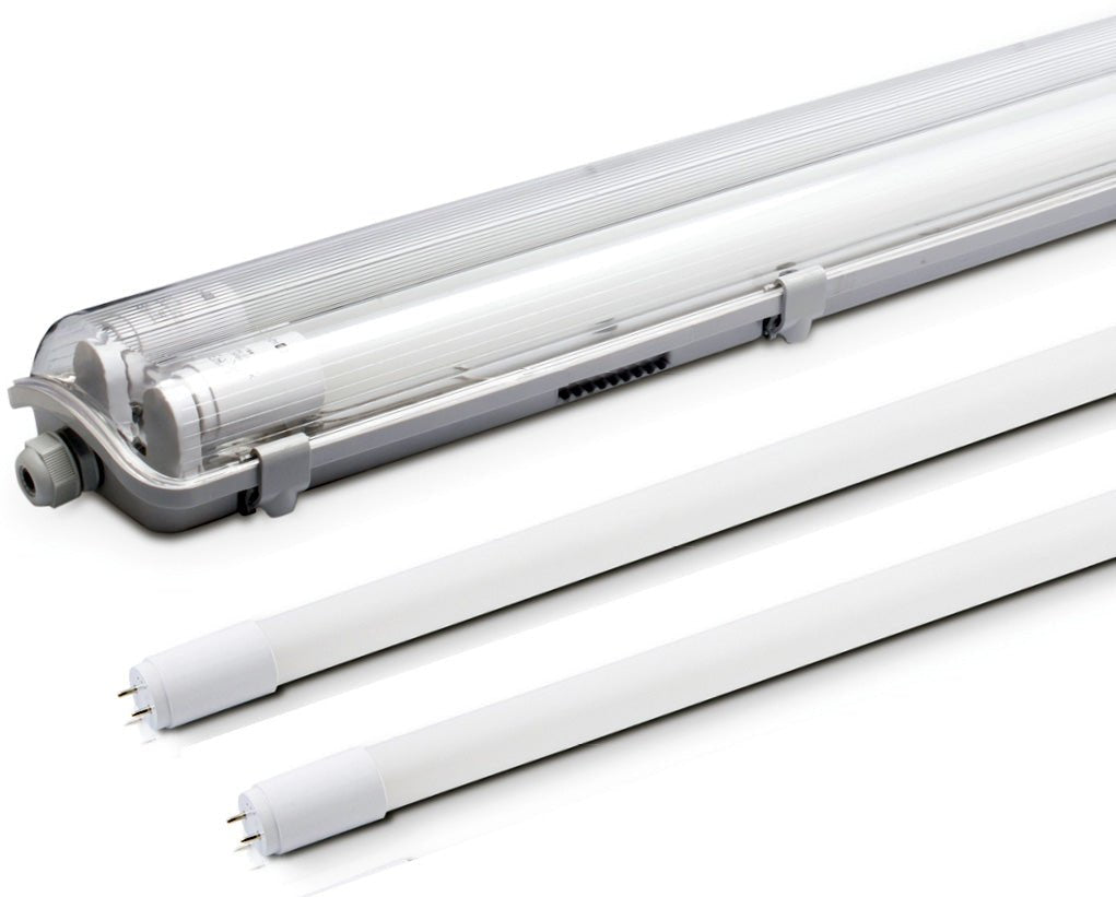 Lampa Hermetyczna Warsztatowa LED 120cm + 2x Świetlówka T8 18W Oprawa 4000K - LAITICA